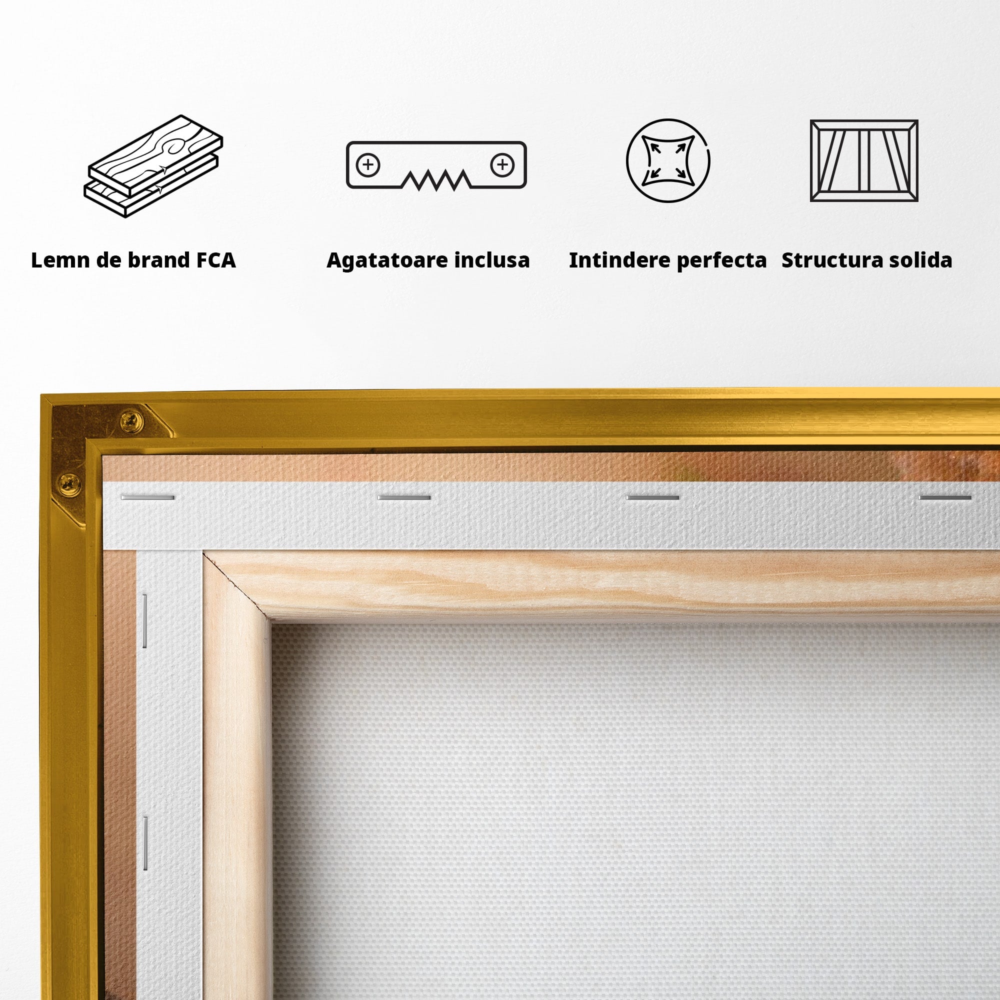 Tablou Canvas Premium LuxCanva® PI1277, Pietre Zen Si Lumanari, Relaxare, Meditatie, Flacara, Spa, Pietre, Dormitor, Hol, Culori Vibrante