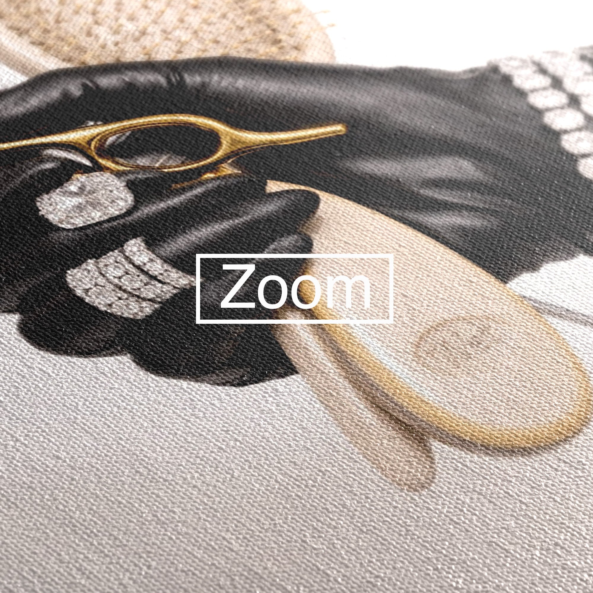 Tablou Canvas Premium LuxCanva® PI1281, Eleganta Coaforului, Perie, Eleganta, Bijuterii, Glamour, Birou, Culori Vibrante