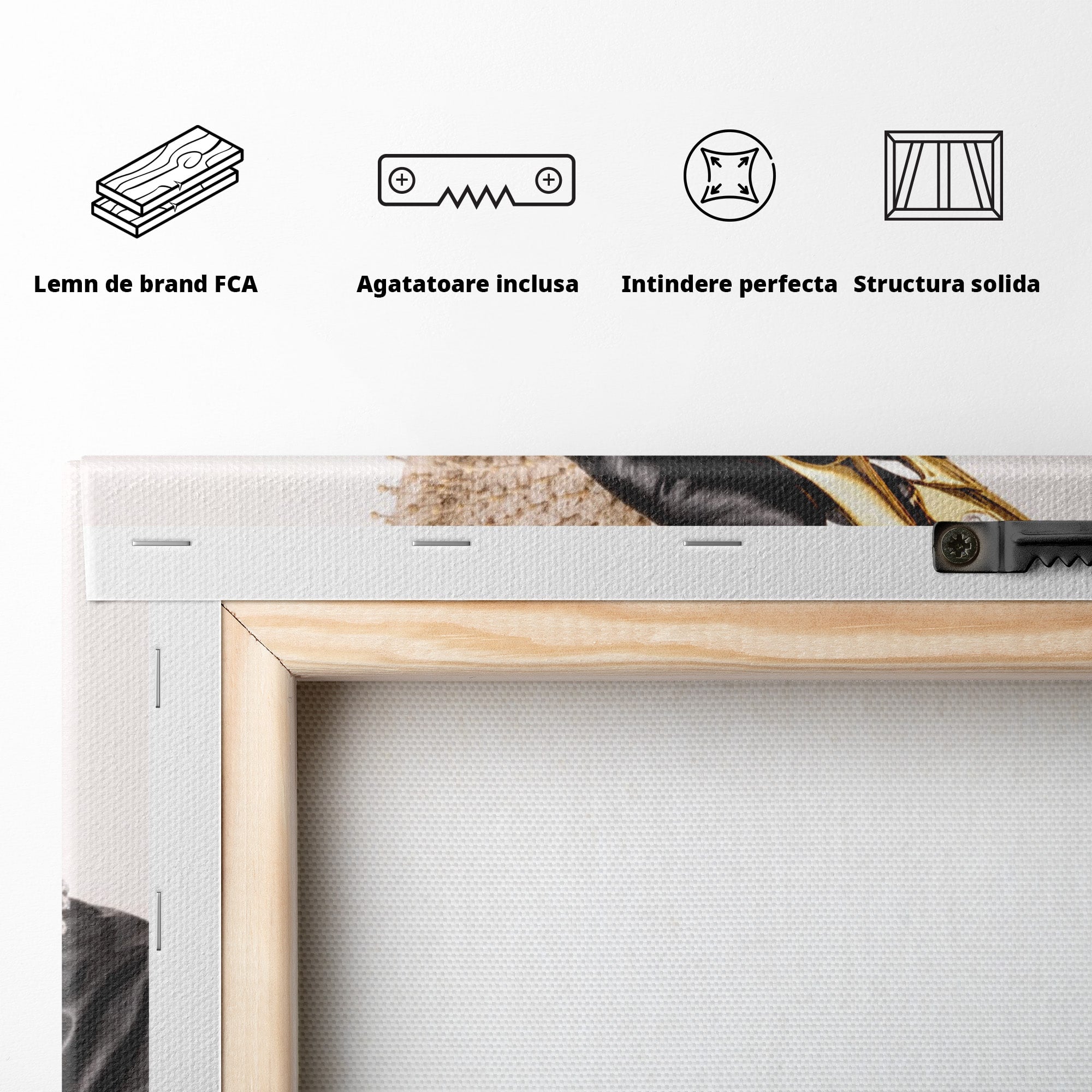 Tablou Canvas Premium LuxCanva® PI1281, Eleganta Coaforului, Perie, Eleganta, Bijuterii, Glamour, Birou, Culori Vibrante