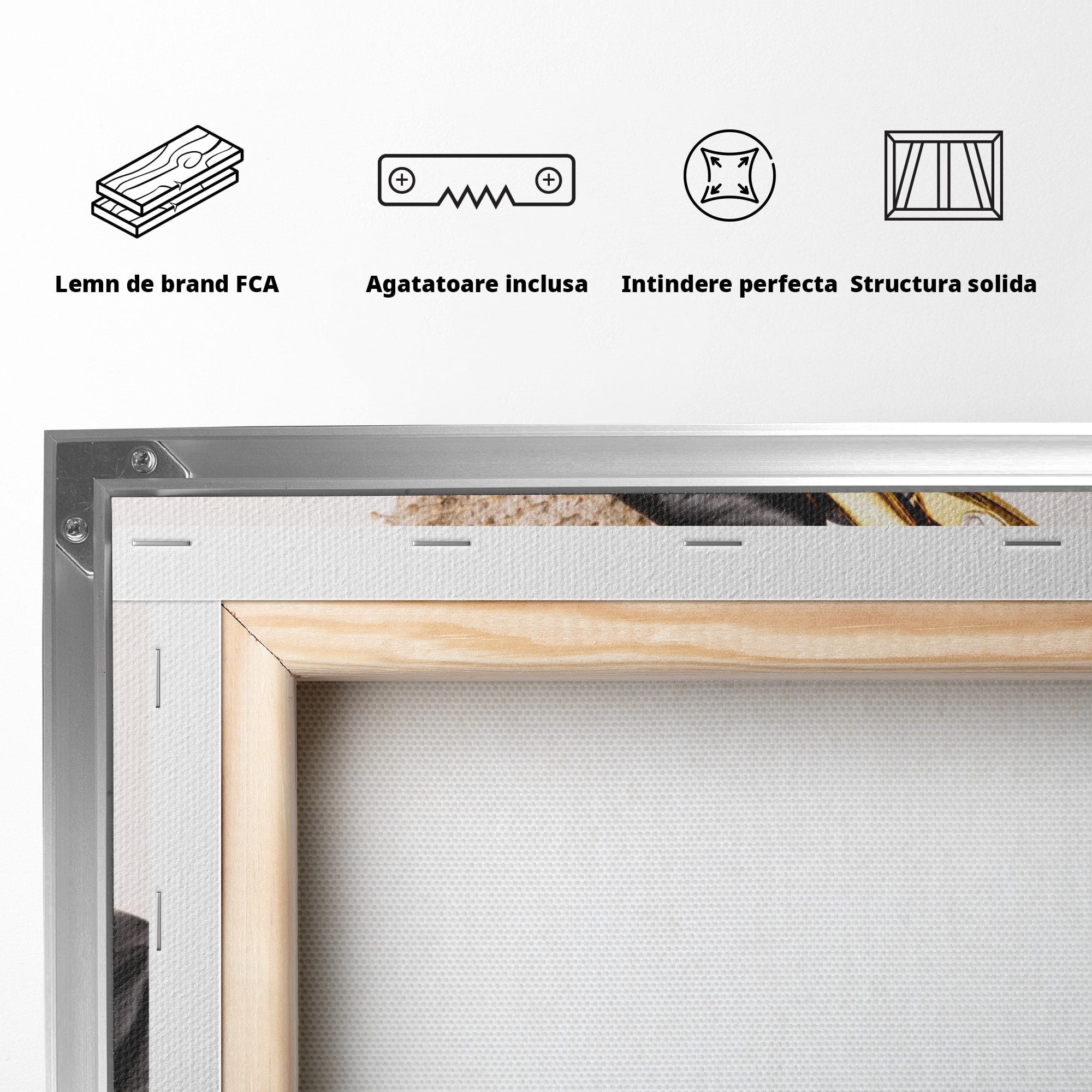 Tablou Canvas Premium LuxCanva® PI1281, Eleganta Coaforului, Perie, Eleganta, Bijuterii, Glamour, Birou, Culori Vibrante