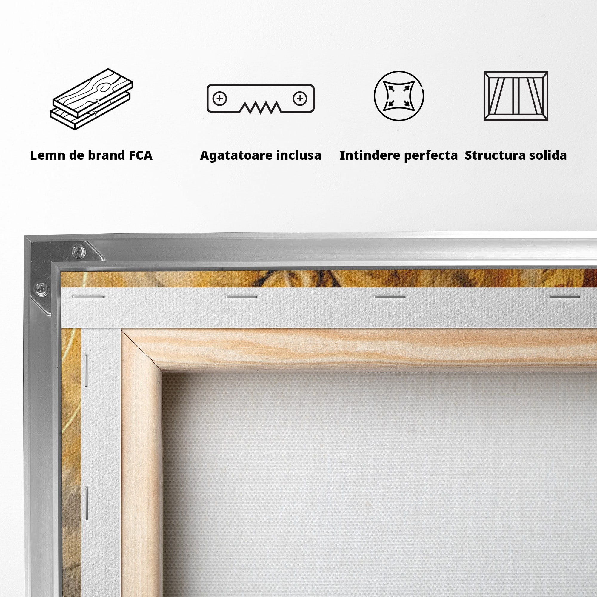 Tablou Canvas Premium LuxCanva® PI1288, Familia De Lei, Rege, Regina, Animale, Safari, Living, Culori Vibrante