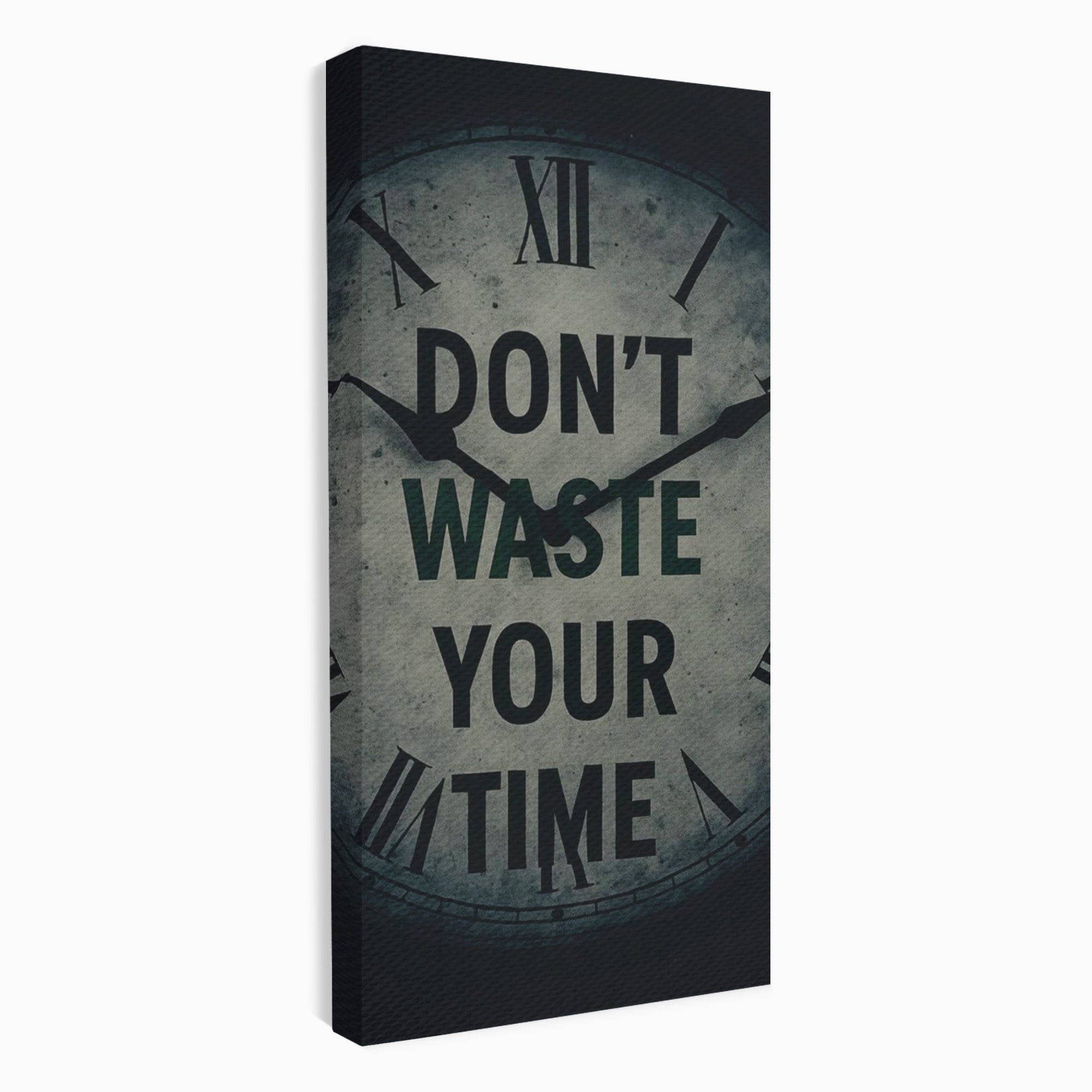 Tablou Canvas Premium LuxCanva® PI1300, Ceasul Timpului, Orologiu, Timp, Motivational, Birou, Living, Culori Vibrante