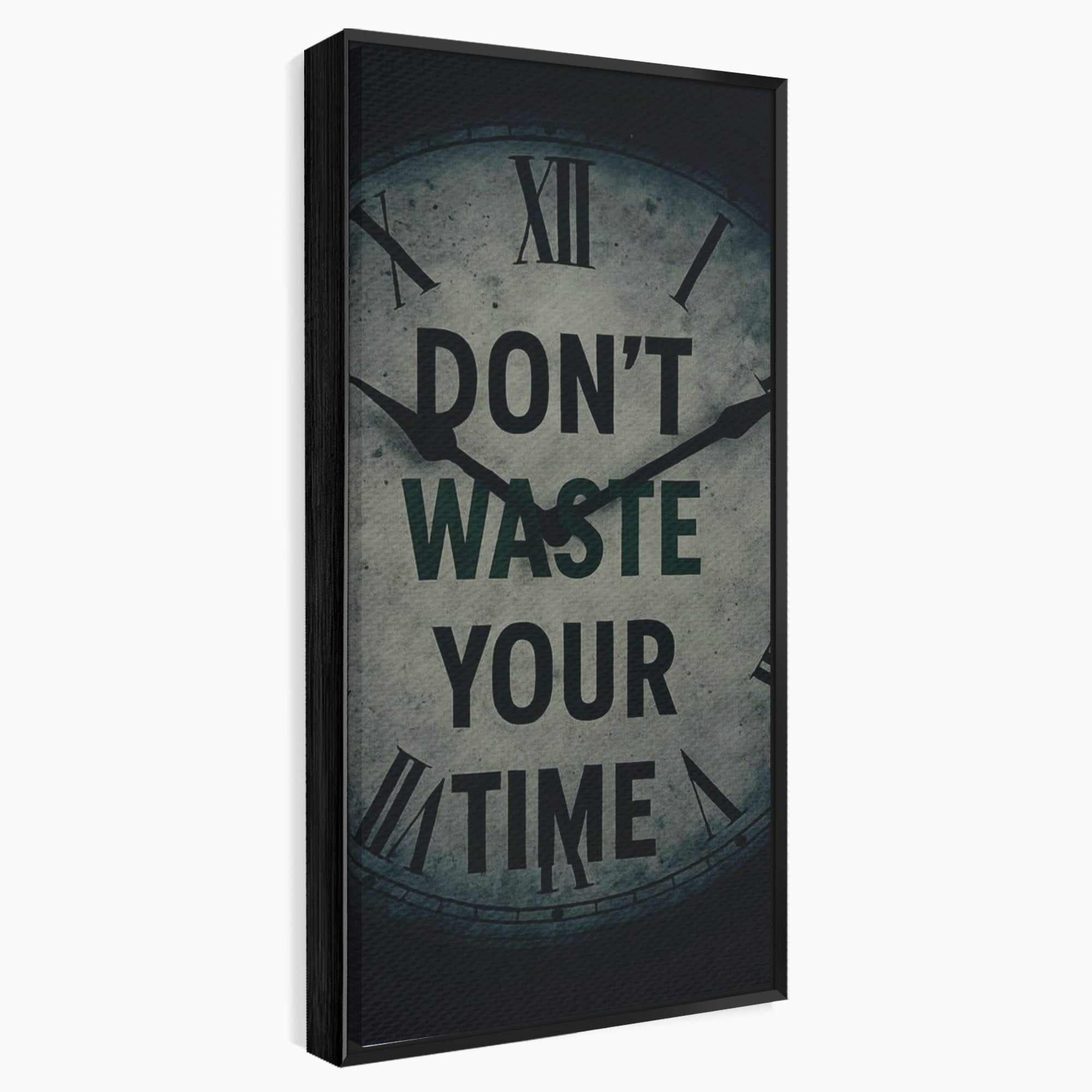 Tablou Canvas Premium LuxCanva® PI1300, Ceasul Timpului, Orologiu, Timp, Motivational, Birou, Living, Culori Vibrante