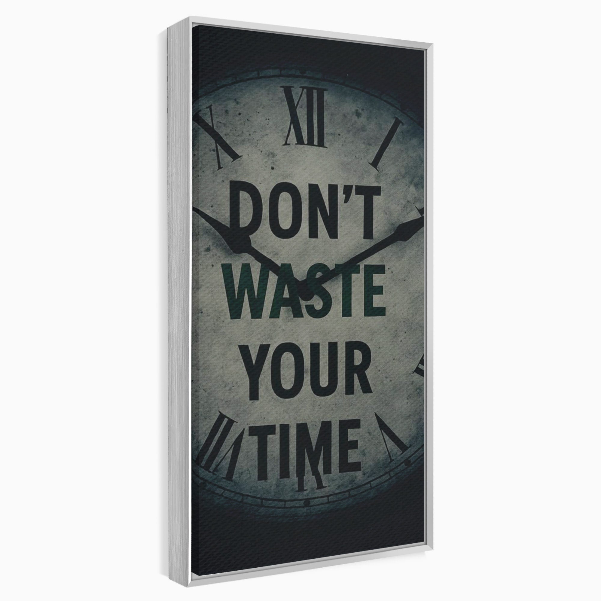 Tablou Canvas Premium LuxCanva® PI1300, Ceasul Timpului, Orologiu, Timp, Motivational, Birou, Living, Culori Vibrante