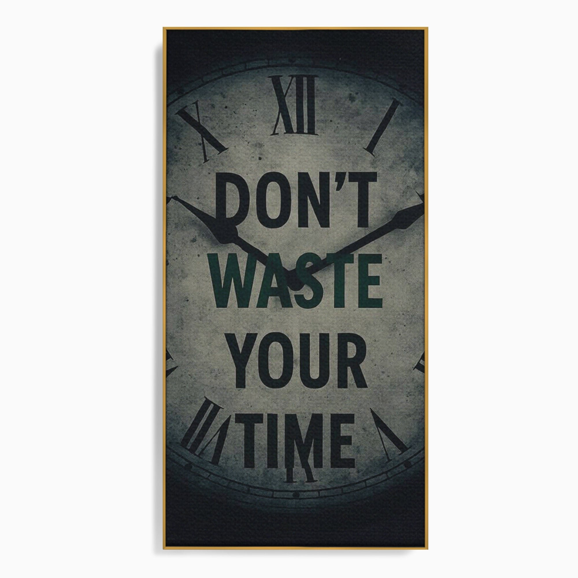 Tablou Canvas Premium LuxCanva® PI1300, Ceasul Timpului, Orologiu, Timp, Motivational, Birou, Living, Culori Vibrante