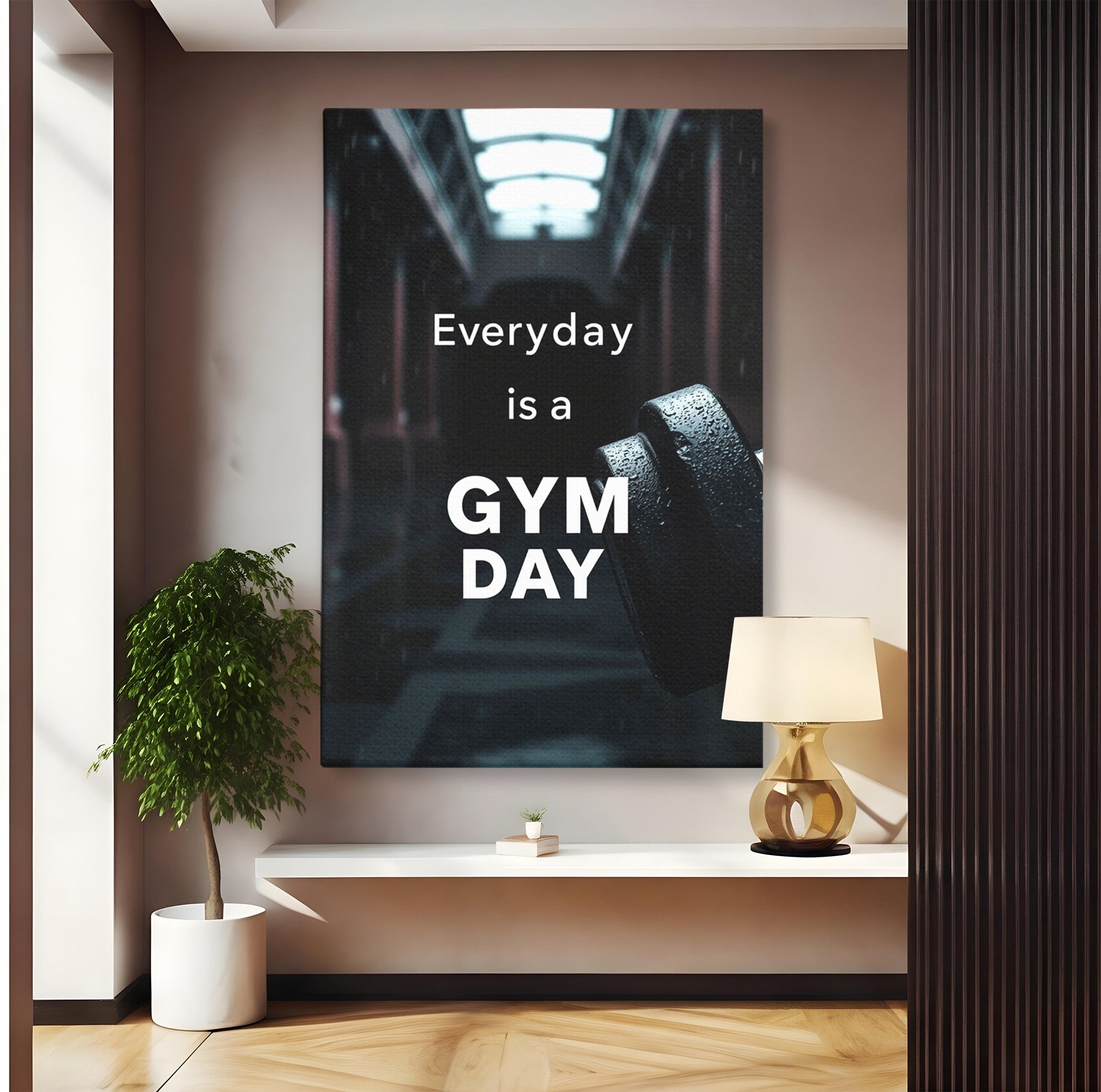 Tablou Canvas Premium LuxCanva® PI1303, Motivatie Fitness, Energie, Motivatie, Antrenament, Sala, Birou, Sport, Culori Vibrante