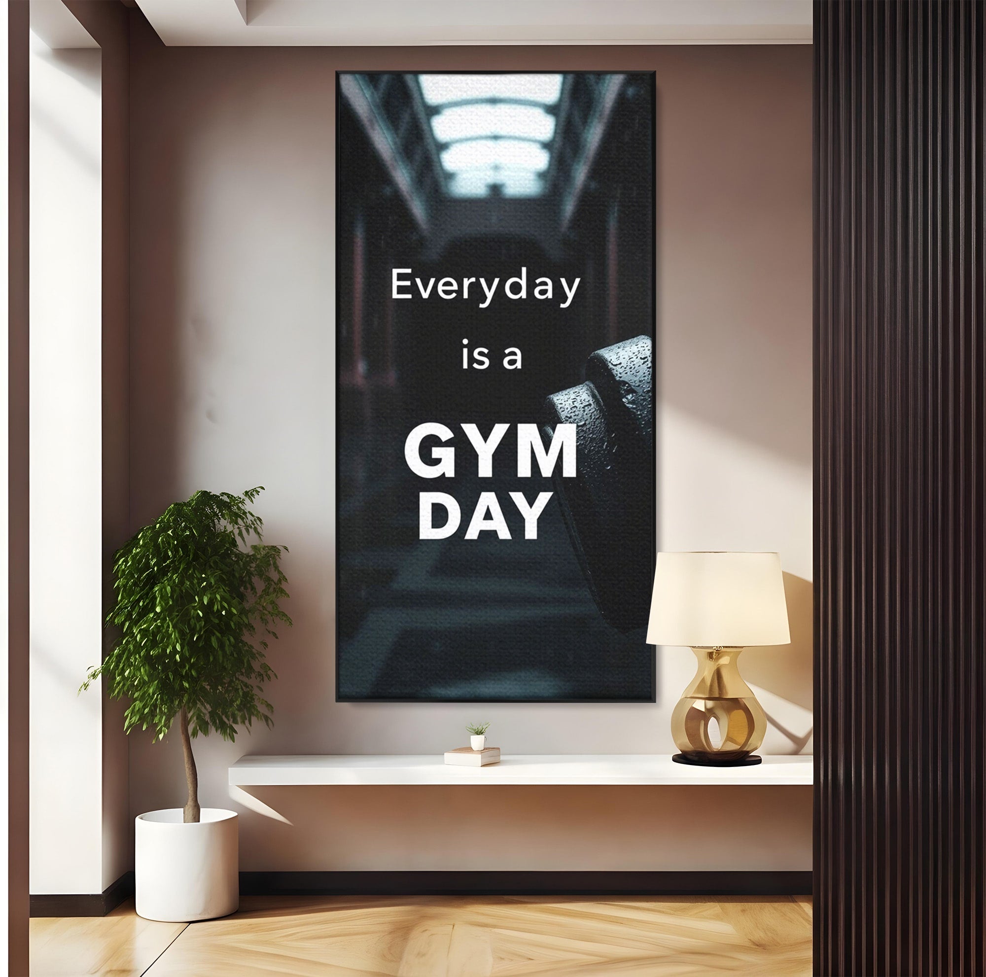 Tablou Canvas Premium LuxCanva® PI1303, Motivatie Fitness, Energie, Motivatie, Antrenament, Sala, Birou, Sport, Culori Vibrante