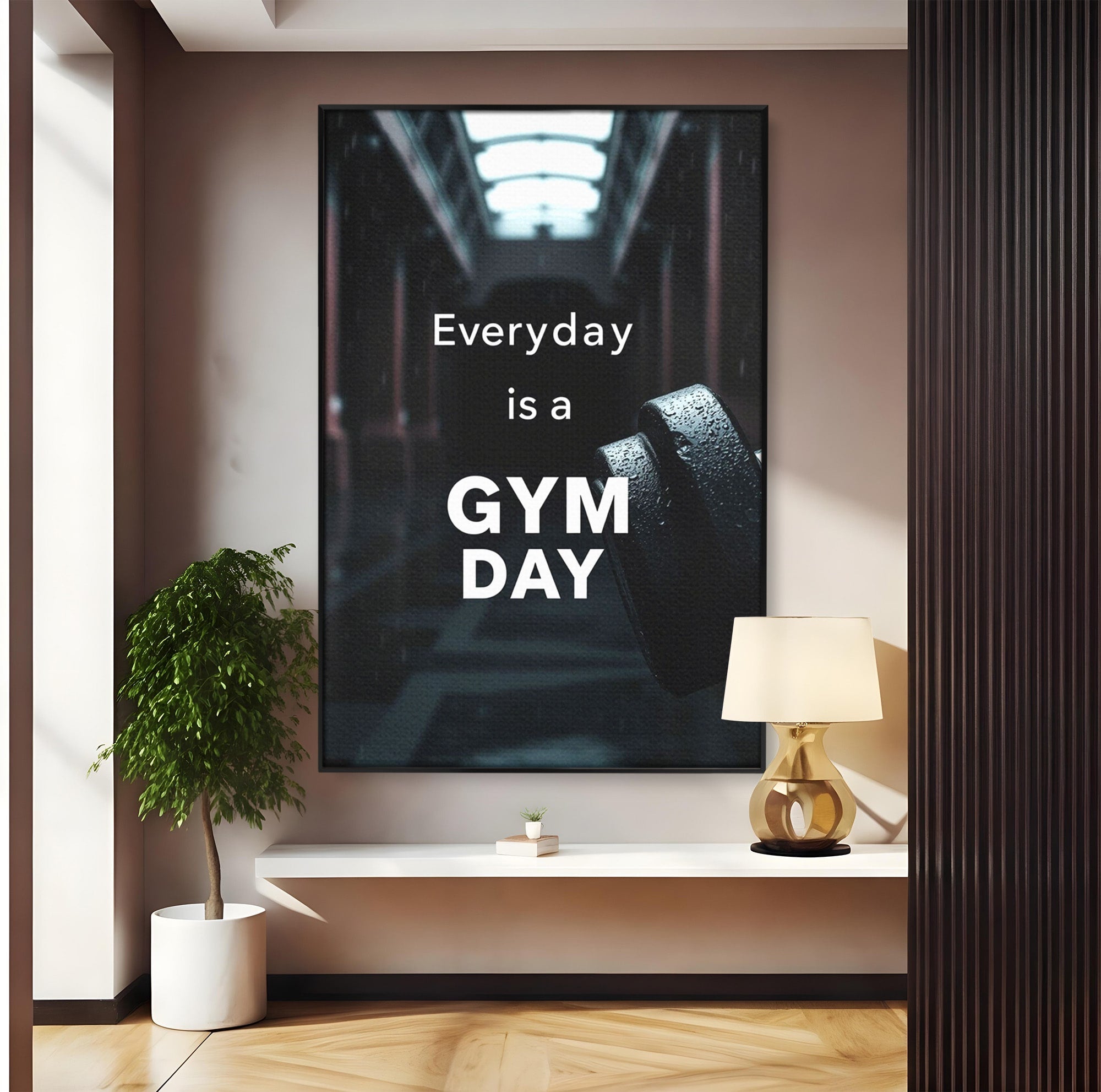 Tablou Canvas Premium LuxCanva® PI1303, Motivatie Fitness, Energie, Motivatie, Antrenament, Sala, Birou, Sport, Culori Vibrante