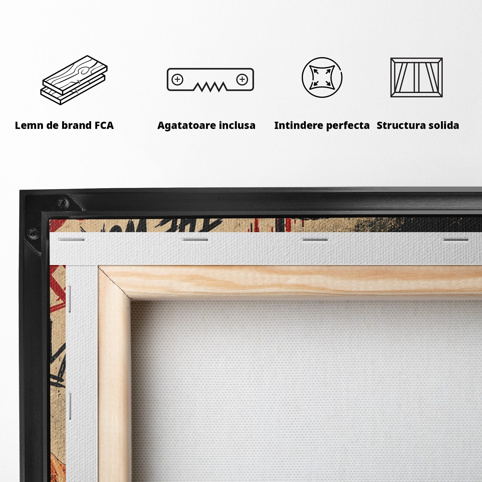 Tablou Canvas Premium LuxCanva® PI1304, Motivational Money, DiCaprio, Bani, Grafice, Birou, Inspiratie, Culori Vibrante