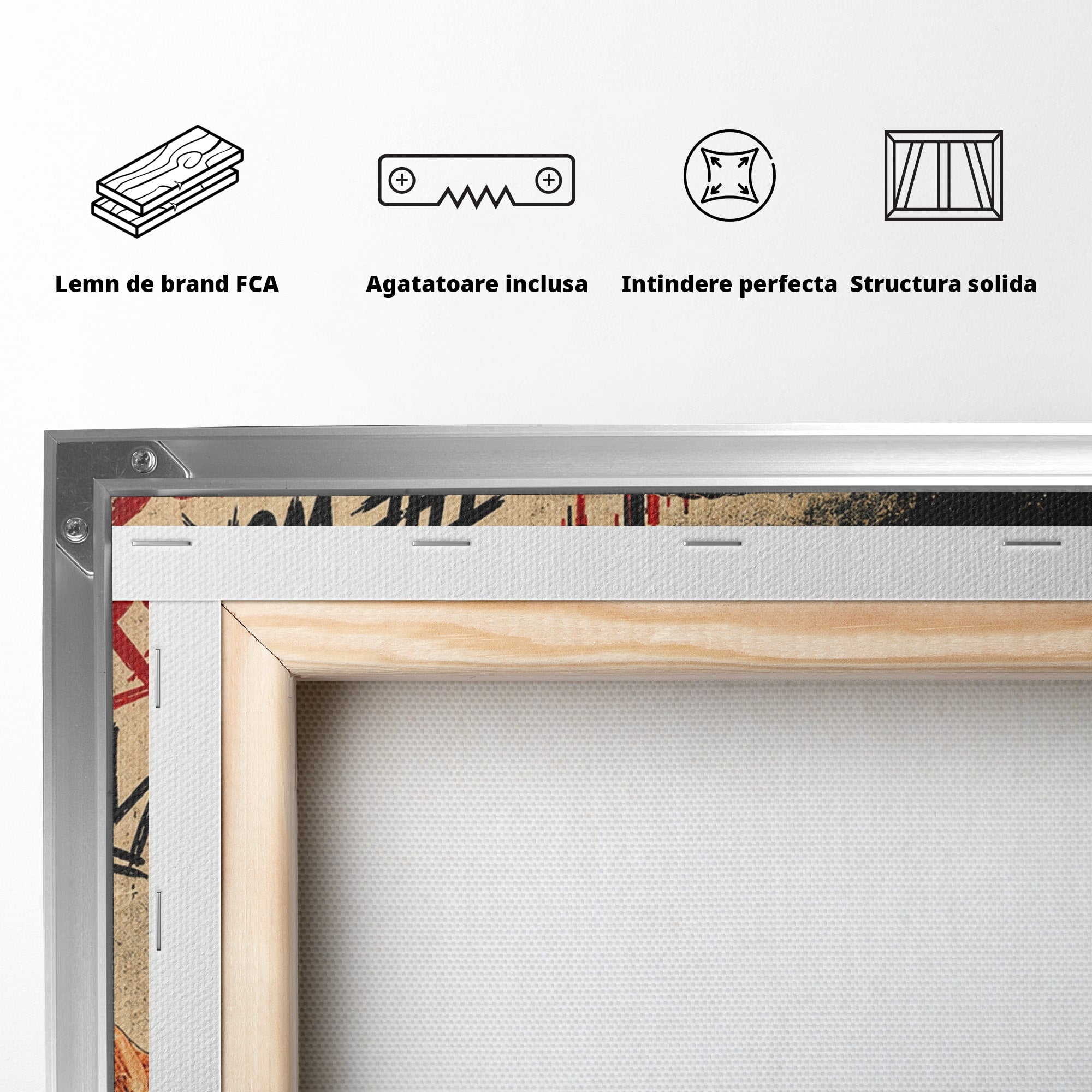 Tablou Canvas Premium LuxCanva® PI1304, Motivational Money, DiCaprio, Bani, Grafice, Birou, Inspiratie, Culori Vibrante