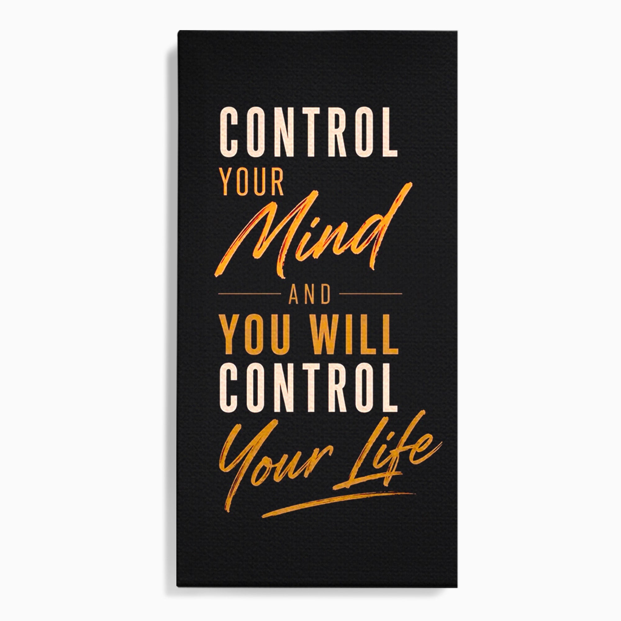 Tablou Canvas Premium LuxCanva® PI1305, Controlul Mintii, Motivational, Citat, Inspirational, Birou, Dormitor, Culori Vibrante
