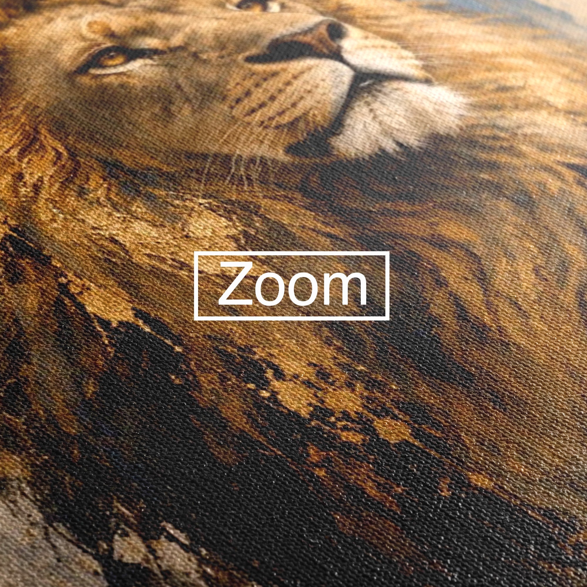 Tablou Canvas Premium LuxCanva® PI1312, Regalitatea Leului, Privire, Savana, Putere, Portret, Culori Vibrante, Living, Dormitor