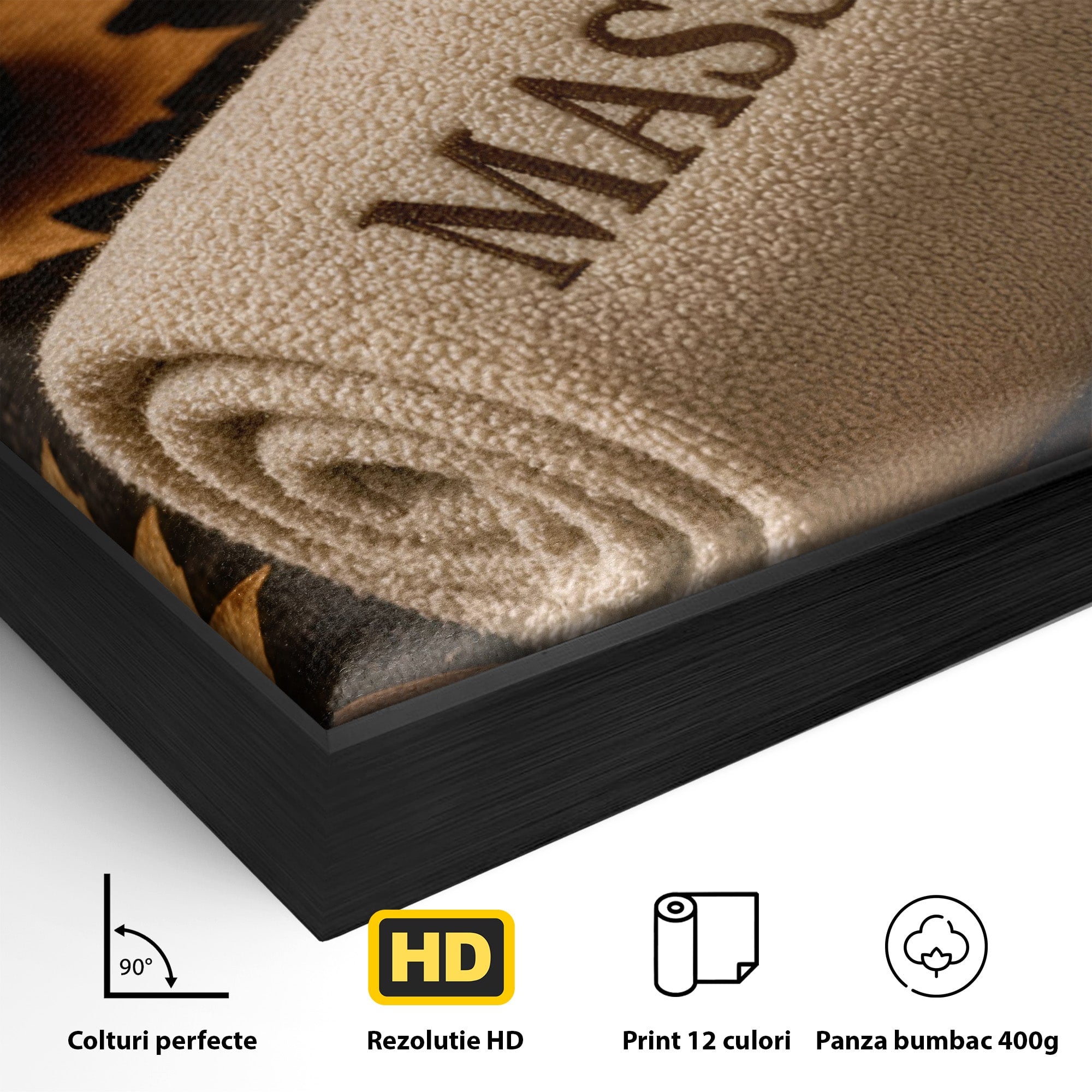 Tablou Canvas Premium LuxCanva® PI1313, Relaxare Zen, Masaj, Terapie, Spa, Toamna, Culori Vibrante, Salon