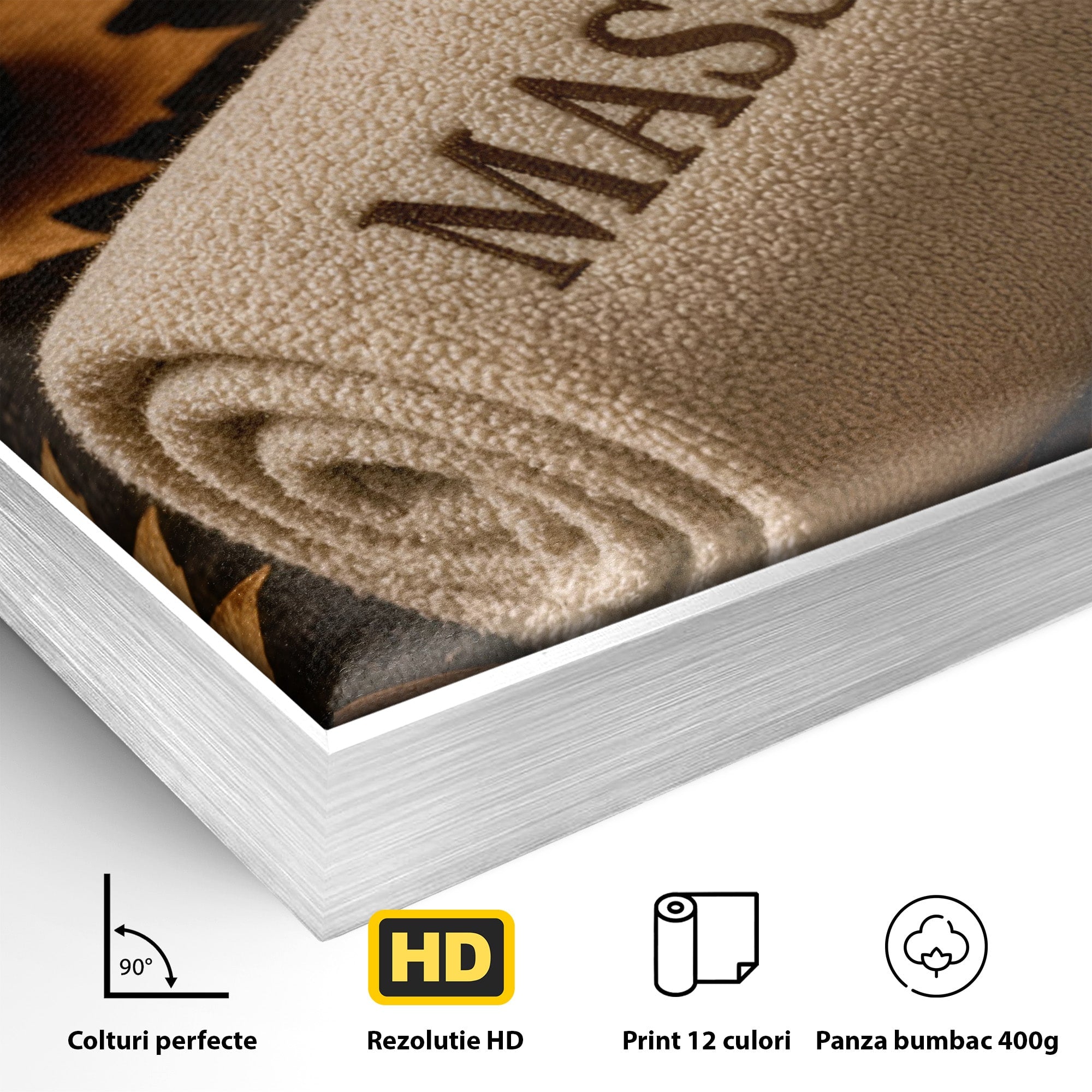 Tablou Canvas Premium LuxCanva® PI1313, Relaxare Zen, Masaj, Terapie, Spa, Toamna, Culori Vibrante, Salon
