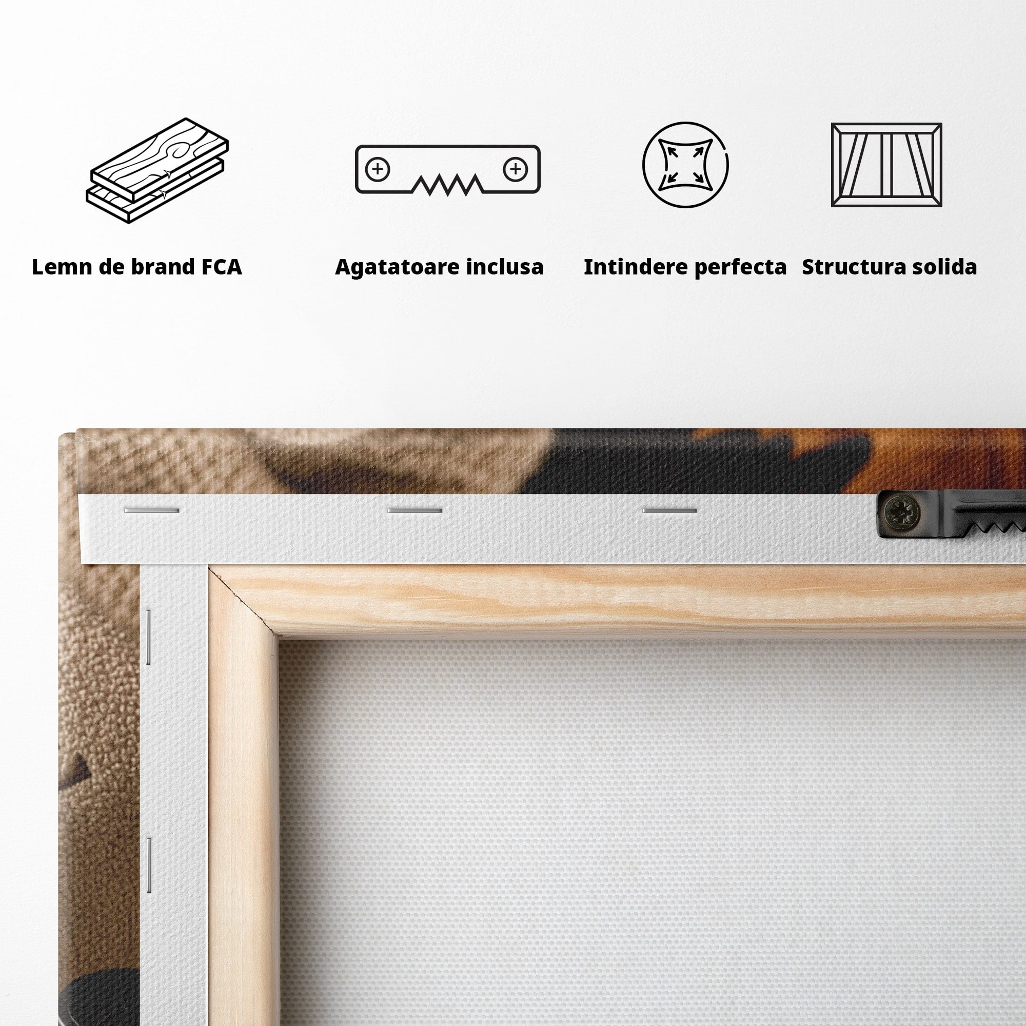Tablou Canvas Premium LuxCanva® PI1313, Relaxare Zen, Masaj, Terapie, Spa, Toamna, Culori Vibrante, Salon