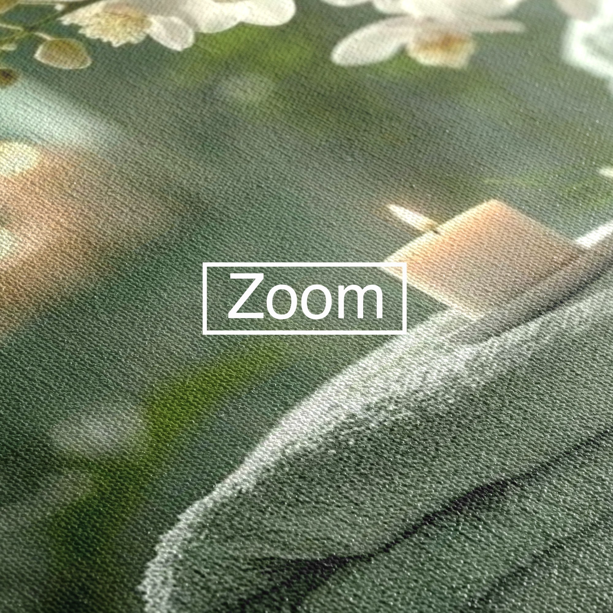 Tablou Canvas Premium LuxCanva® PI1314, Zen Si Flori Albe, Spa, Plante, Lumanare, Relaxare, Baie, Culori Vibrante, Salon