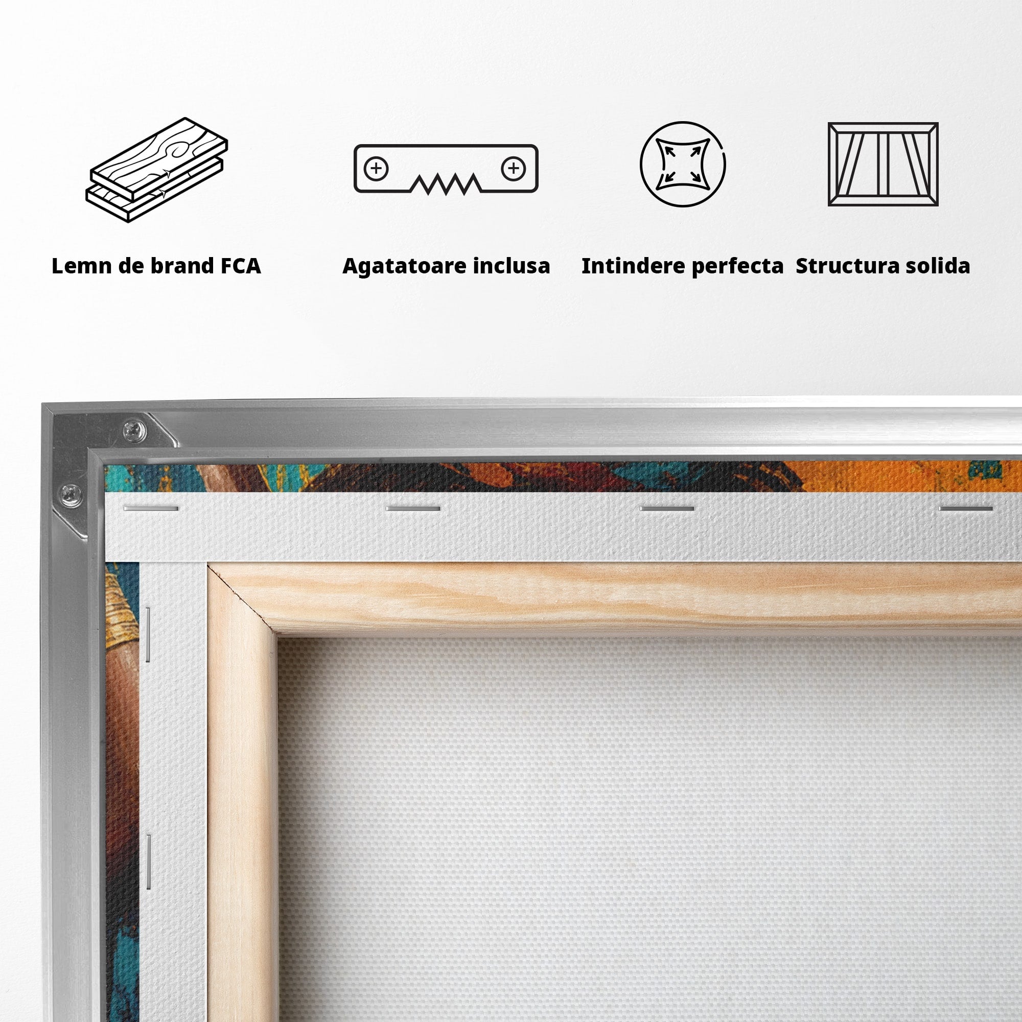 Tablou Canvas Premium LuxCanva® PI1322, Mama Cu Fructe, Cos, Bijuterii, Copil, Traditie, Culori Vibrante, Living, Dormitor