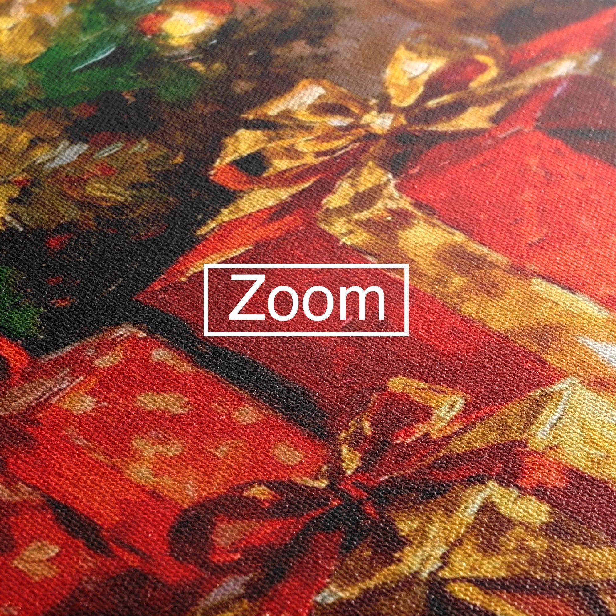 Tablou Canvas Premium LuxCanva® PI1325, Cadouri De Craciun, Lumini, Ajun, Brad, Sarbatori, Culori Vibrante, Living, Dormitor