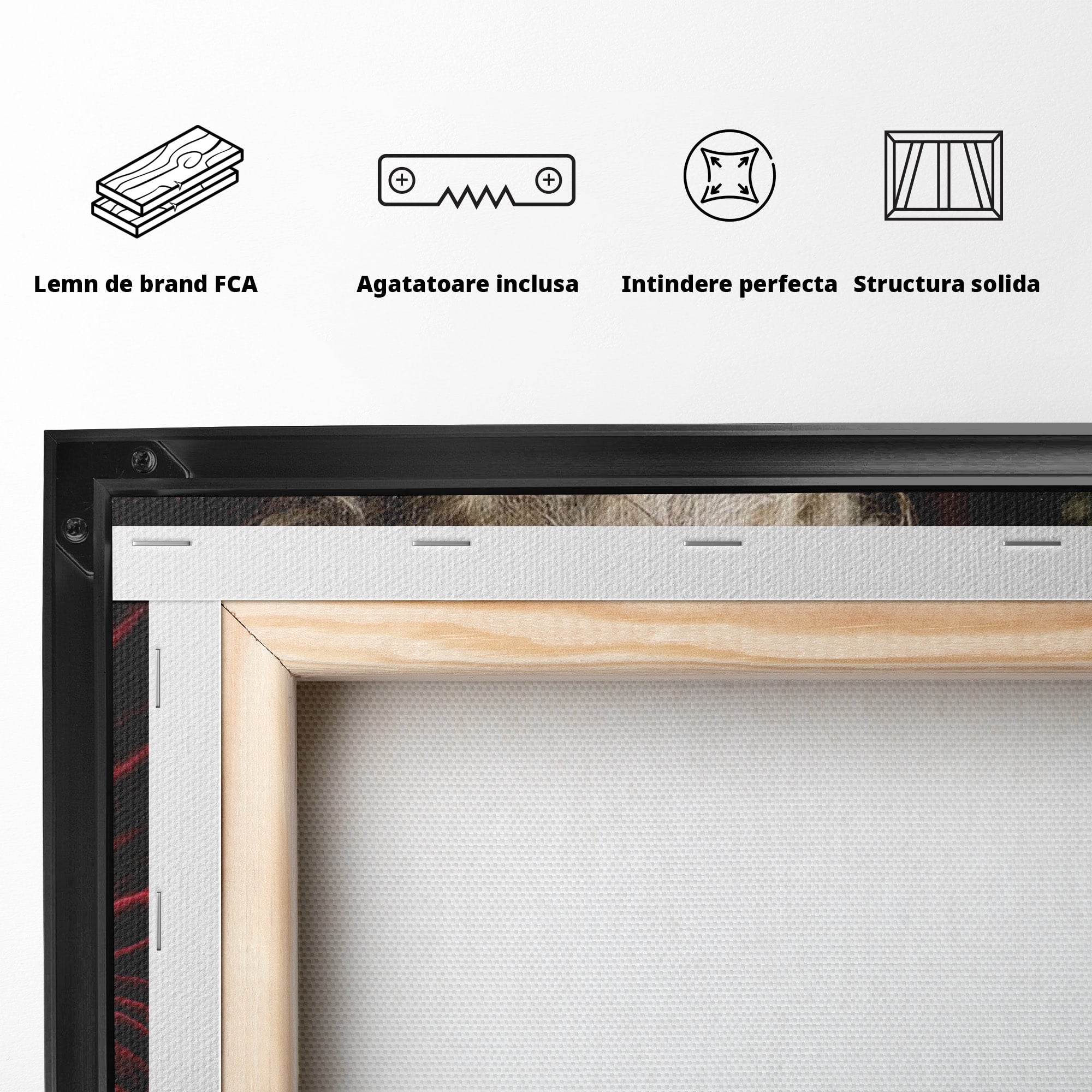 Tablou Canvas Premium LuxCanva® PI1329, Mos Craciun Citind Scrisoarea, Barba, Surpriza, Sarbatori, Traditie, Culori Vibrante, Living, Dormitor, Camera Copii