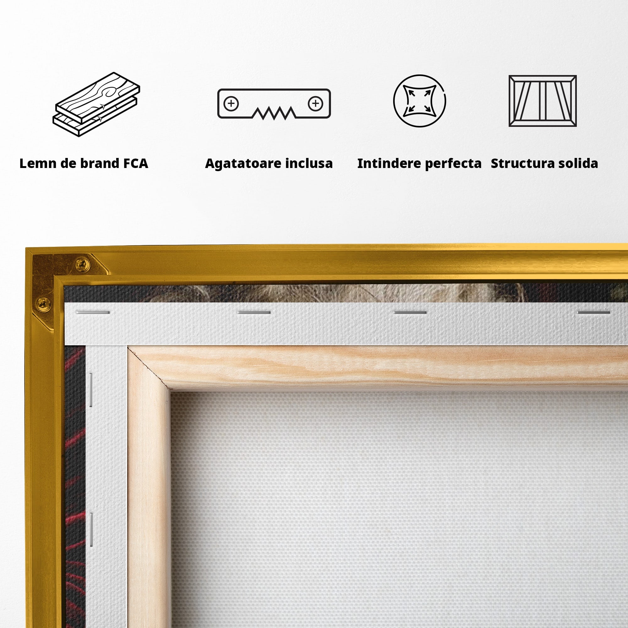 Tablou Canvas Premium LuxCanva® PI1329, Mos Craciun Citind Scrisoarea, Barba, Surpriza, Sarbatori, Traditie, Culori Vibrante, Living, Dormitor, Camera Copii