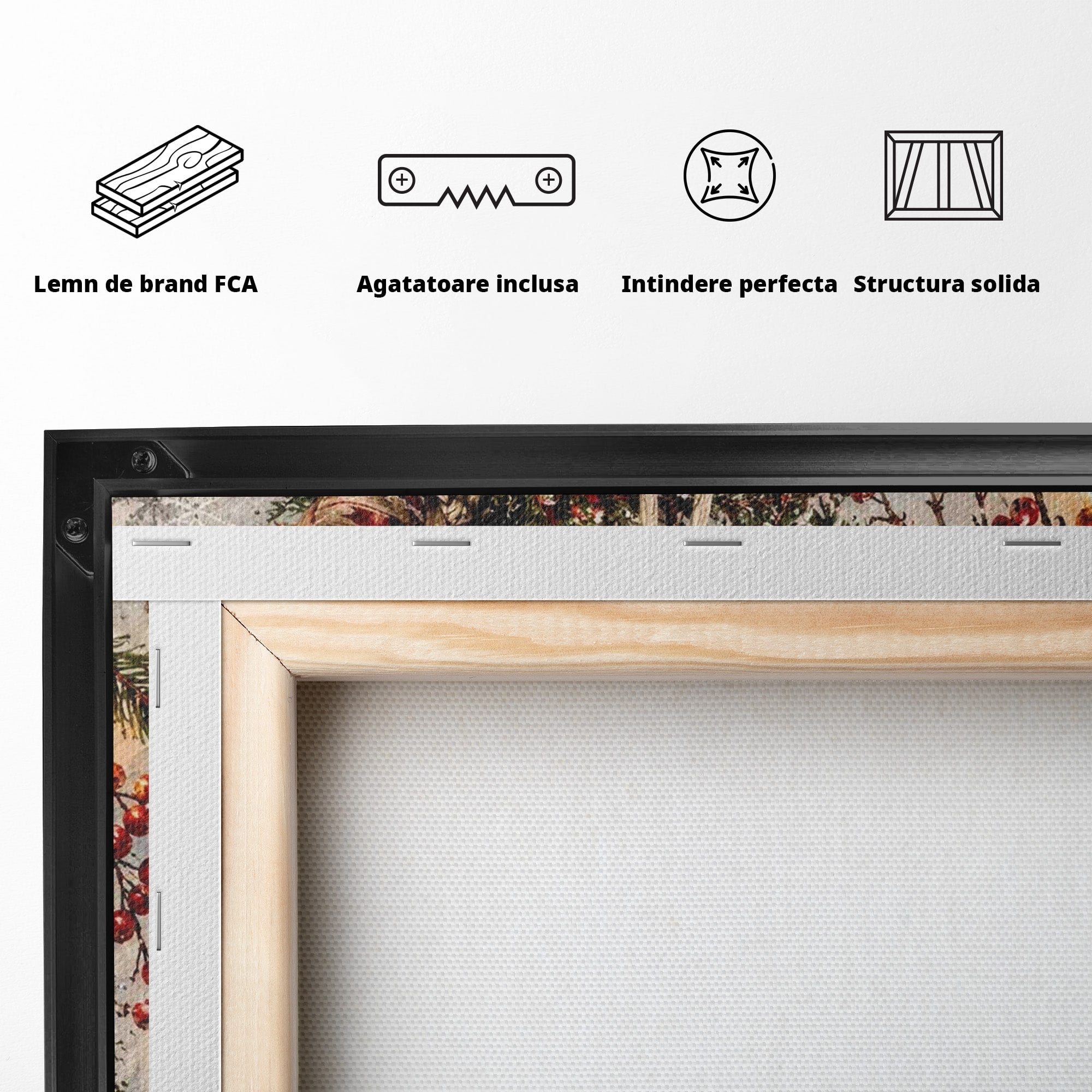 Tablou Canvas Premium LuxCanva® PI1330, Patine De Craciun, Patinoar, Iarna, Decor Festiv, Craciun, Traditie, Natura, Culori Vibrante, Living, Dormitor, Camera Copii