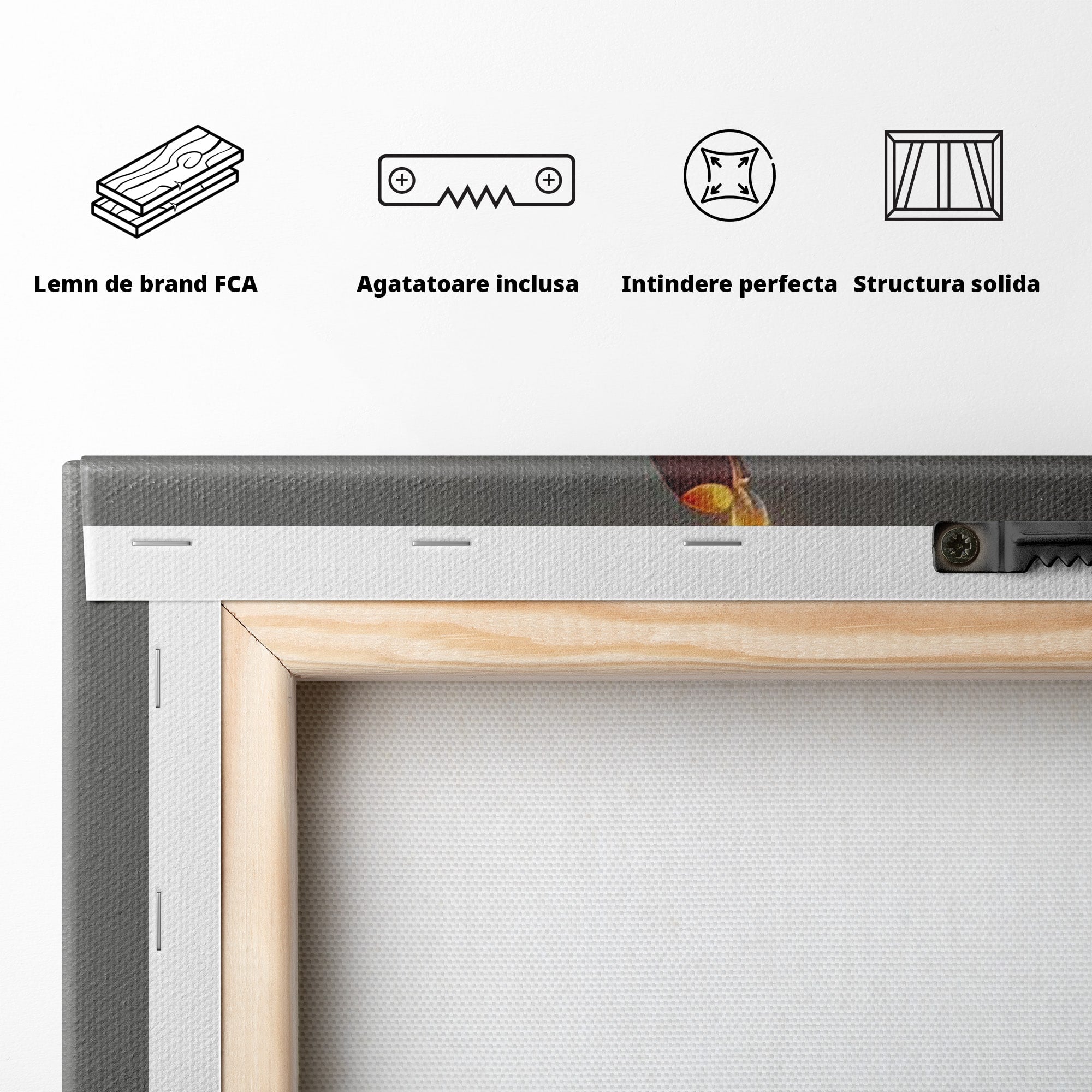 Tablou Canvas Premium LuxCanva® PI1336, Ruj Aprins, Rosu, Foc, MakeUp, Manusi, Mister, Culori Vibrante, Living, Dormitor, Salon
