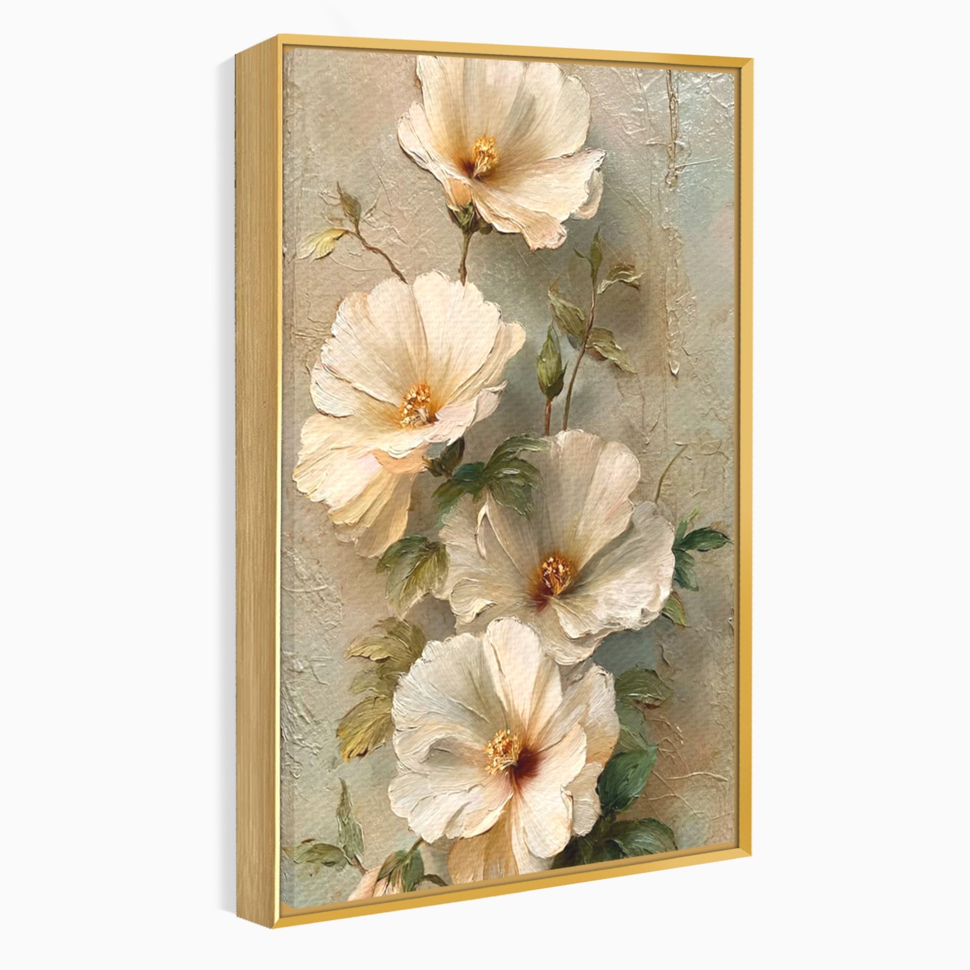 Tablou Canvas Premium LuxCanva® PI1338, Flori De Camp, Buchet, Natura, Texturat, Culori Vibrante, Living, Dormitor