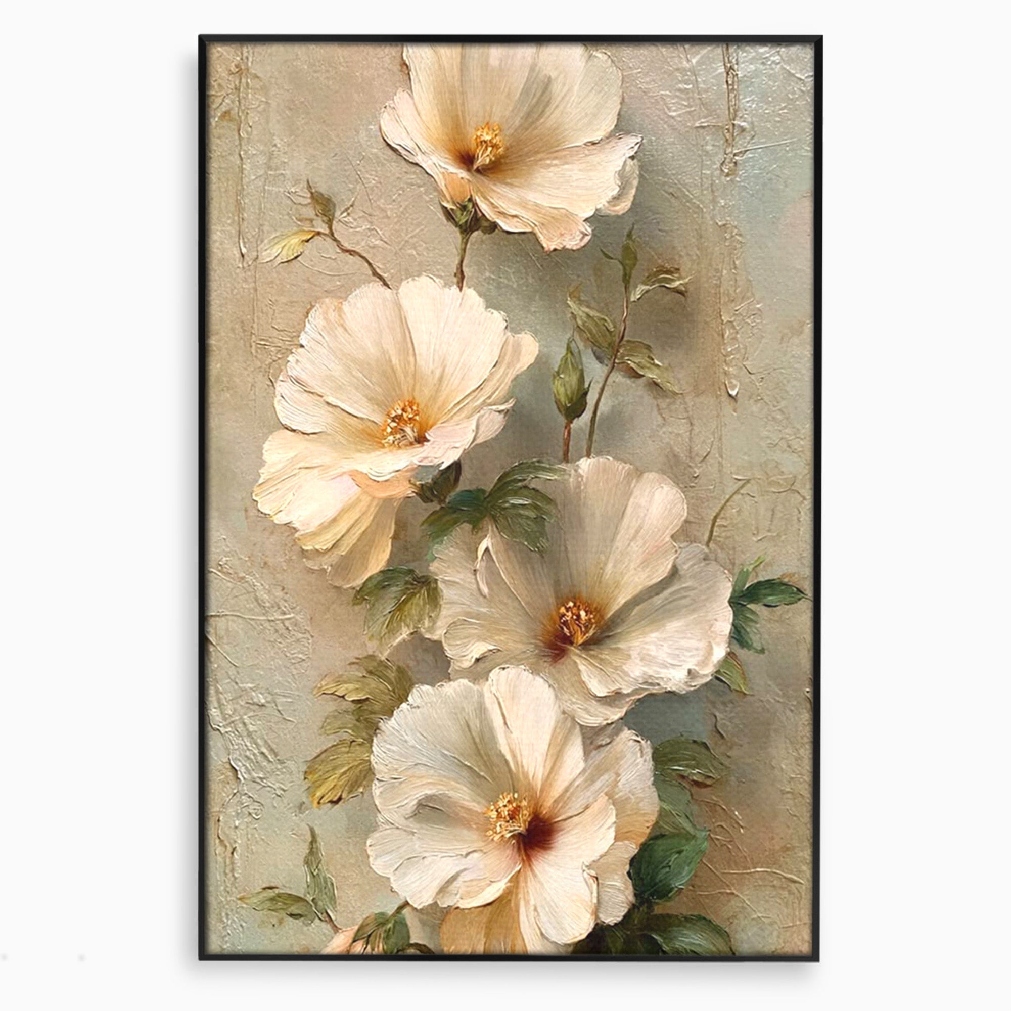 Tablou Canvas Premium LuxCanva® PI1338, Flori De Camp, Buchet, Natura, Texturat, Culori Vibrante, Living, Dormitor