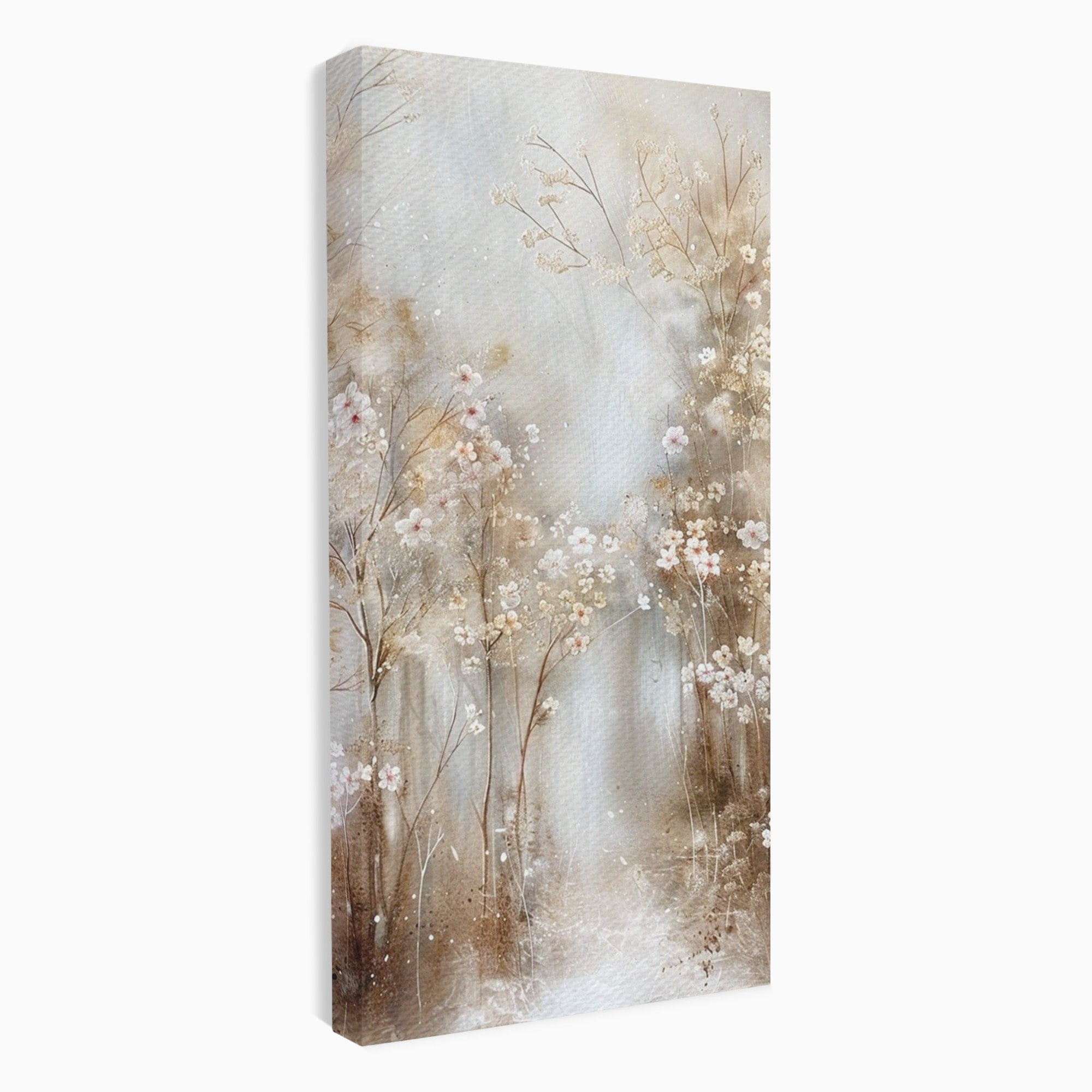 Tablou Canvas Premium LuxCanva® PI1344, Gradina De Iarna, Flori, Plimbare, Natura, Peisaj, Culori Vibrante, Living, Dormitor