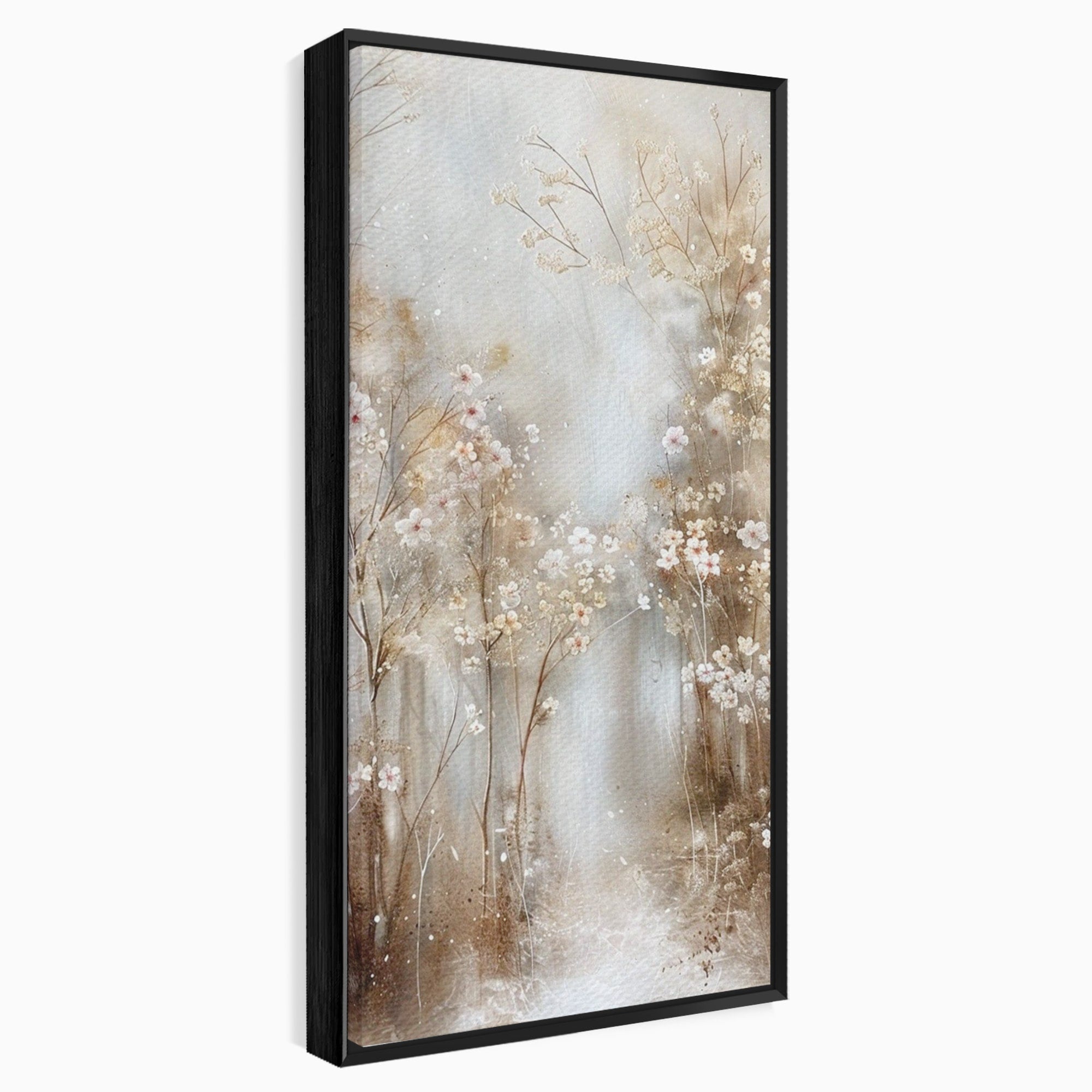 Tablou Canvas Premium LuxCanva® PI1344, Gradina De Iarna, Flori, Plimbare, Natura, Peisaj, Culori Vibrante, Living, Dormitor