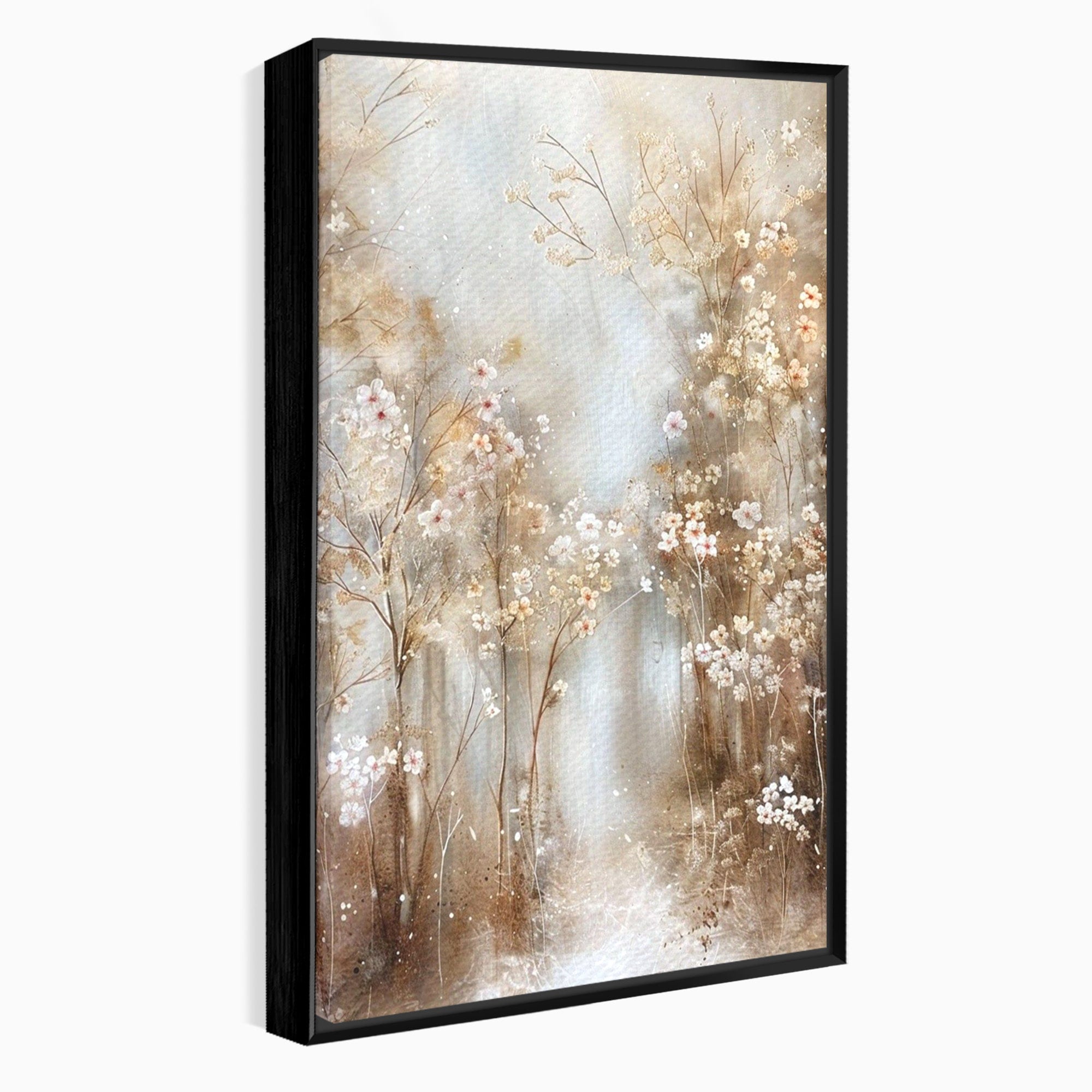 Tablou Canvas Premium LuxCanva® PI1344, Gradina De Iarna, Flori, Plimbare, Natura, Peisaj, Culori Vibrante, Living, Dormitor