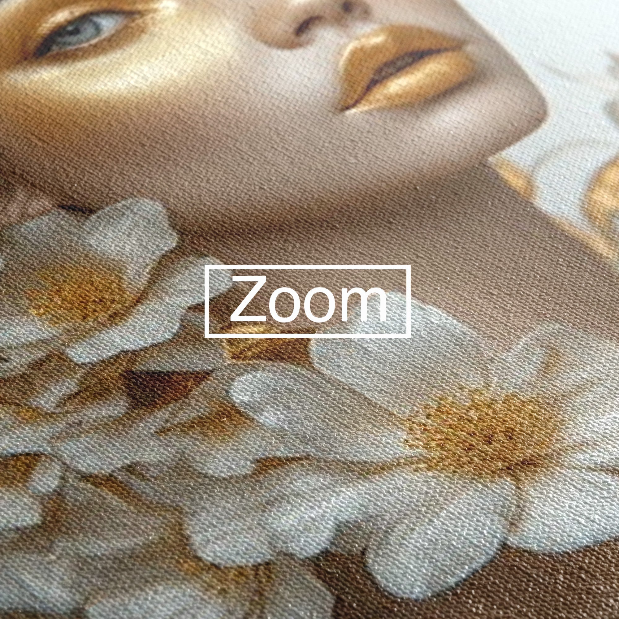 Tablou Canvas Premium LuxCanva® PI1348, Portret Floral, Privire, Flori, Eleganta, Frumusete, Culori Vibrante, Living, Dormitor