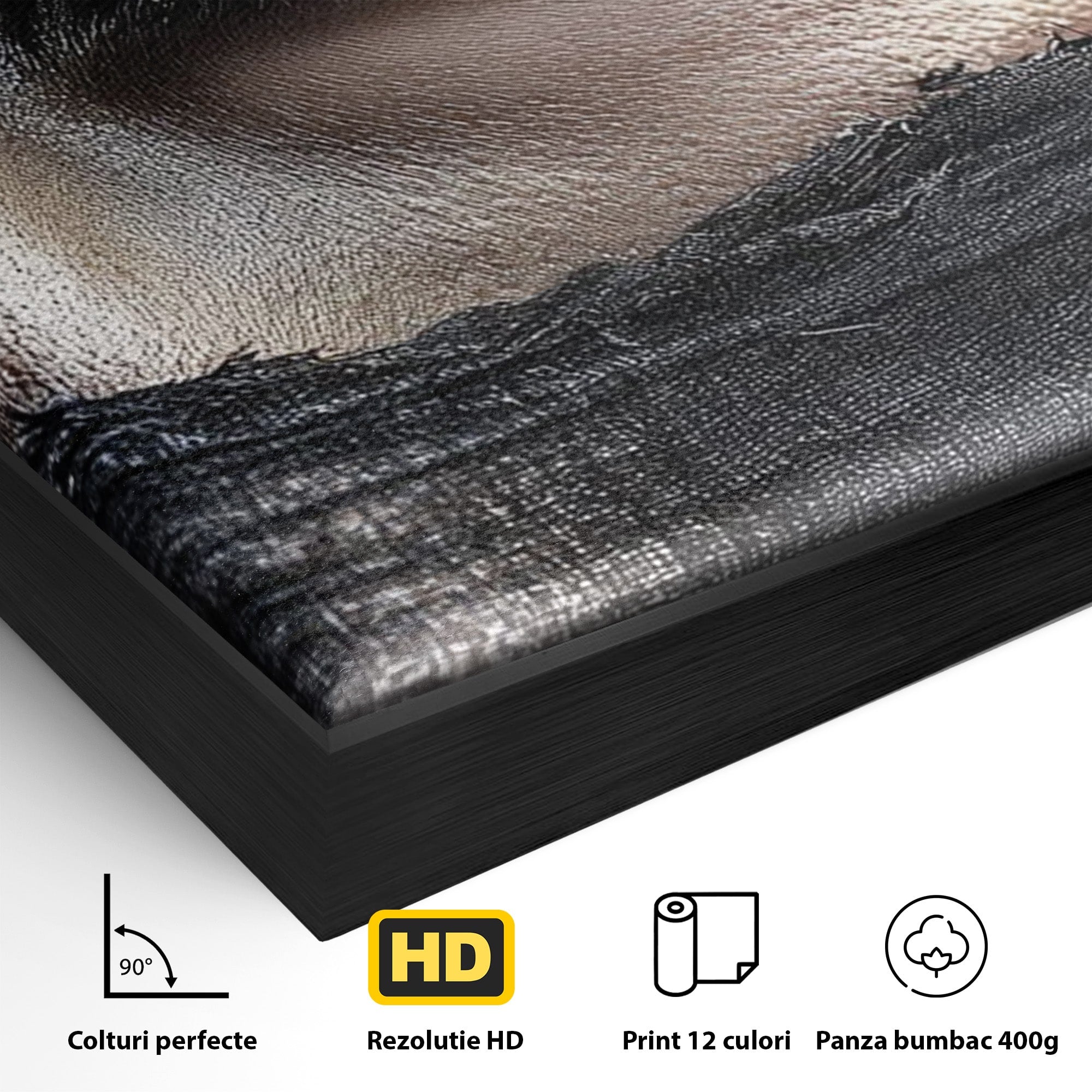 Tablou Canvas Premium LuxCanva® PI1352, Ochiul Enigmatic, Portret, Voal, Femeie, Ochi, Arta, Culori Vibrante, Living, Dormitor, Salon