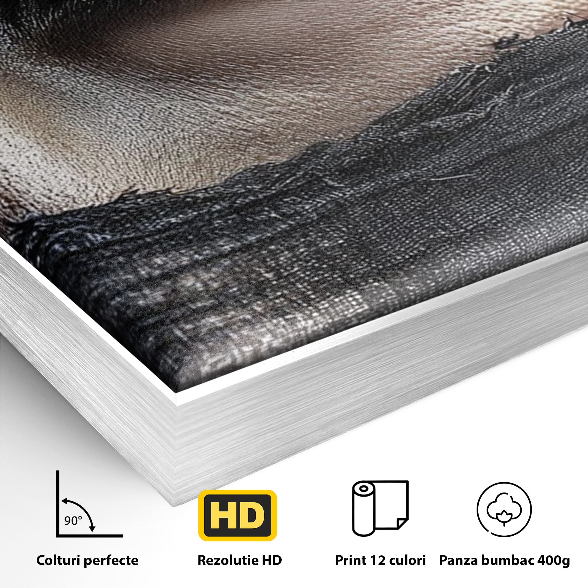 Tablou Canvas Premium LuxCanva® PI1352, Ochiul Enigmatic, Portret, Voal, Femeie, Ochi, Arta, Culori Vibrante, Living, Dormitor, Salon