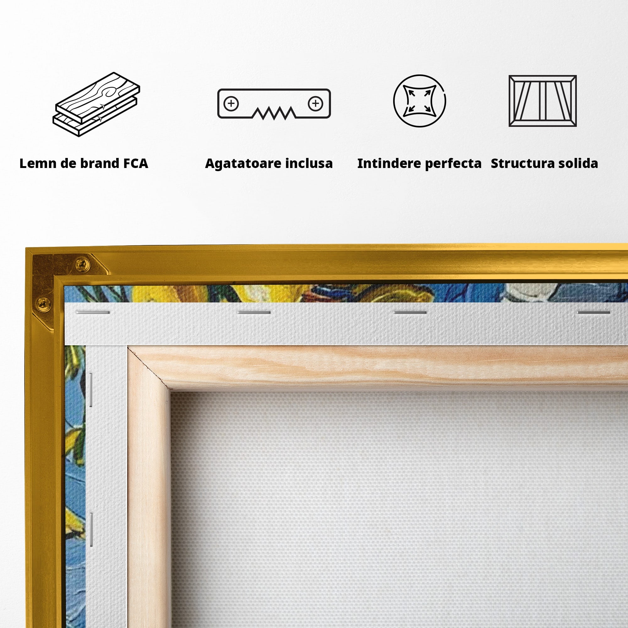 Tablou Canvas Premium LuxCanva® PI1357, Lamai sub Cerul Albastru, Femeie, Lamai, Far, Mare, Palarie, Amalfi, Culori Vibrante, Living, Dormitor, Bucatarie
