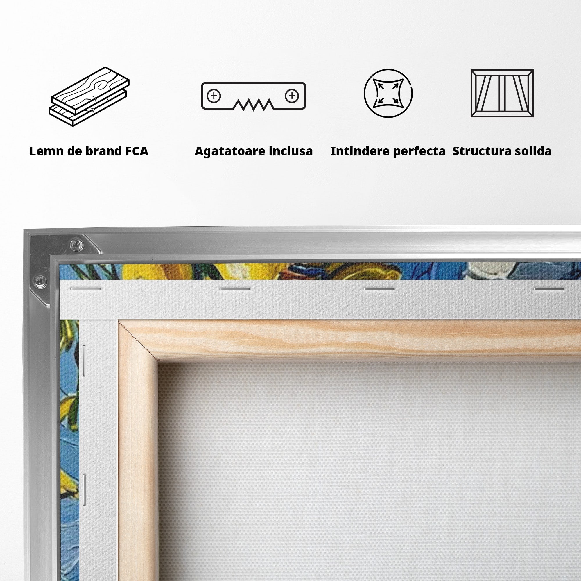 Tablou Canvas Premium LuxCanva® PI1357, Lamai sub Cerul Albastru, Femeie, Lamai, Far, Mare, Palarie, Amalfi, Culori Vibrante, Living, Dormitor, Bucatarie