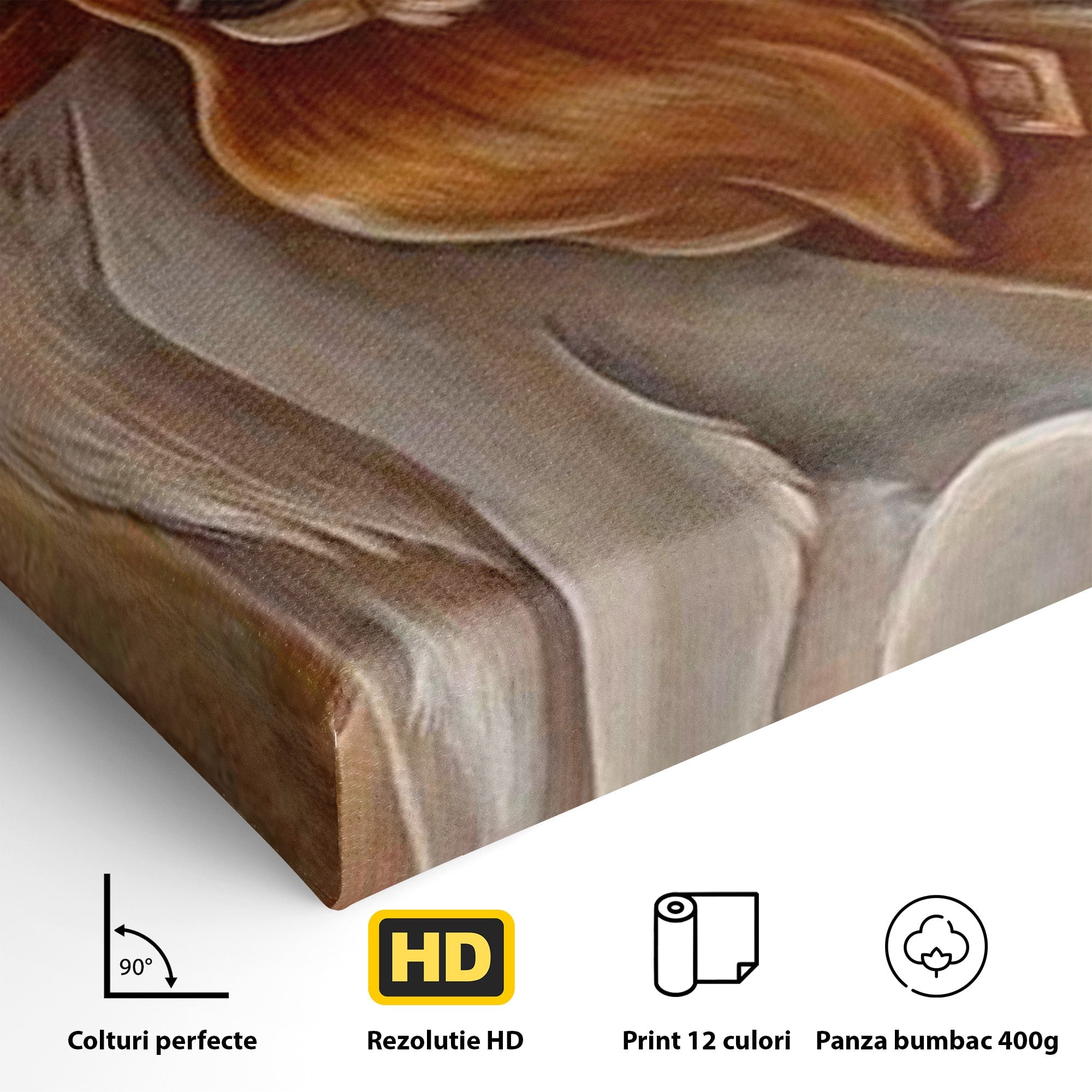 Tablou Canvas Premium LuxCanva® PI1360, Doamna si Vagabondul, Caini, Animatie, Disney, Iubire, Culori Vibrante, Living, Dormitor, Camera Copii