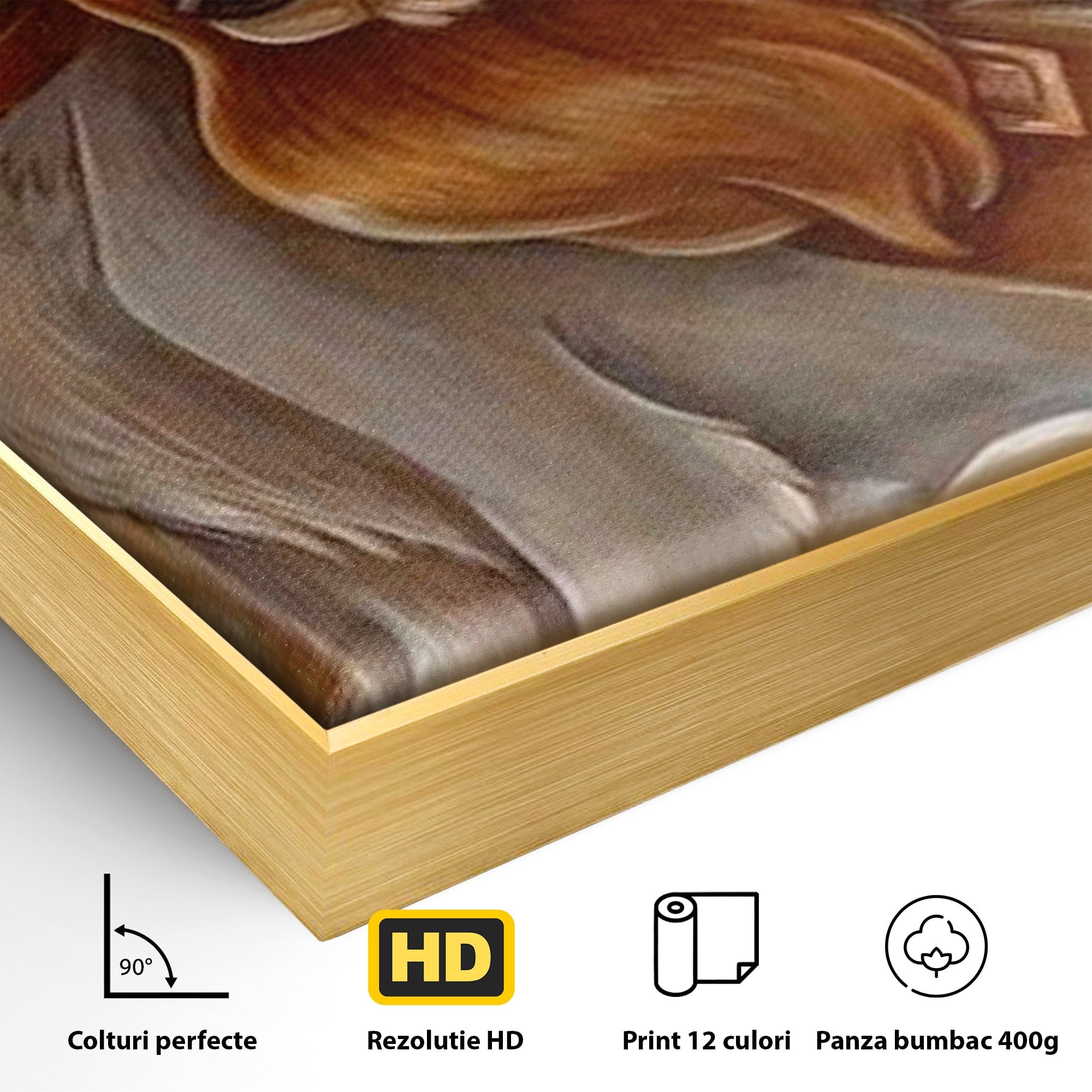 Tablou Canvas Premium LuxCanva® PI1360, Doamna si Vagabondul, Caini, Animatie, Disney, Iubire, Culori Vibrante, Living, Dormitor, Camera Copii