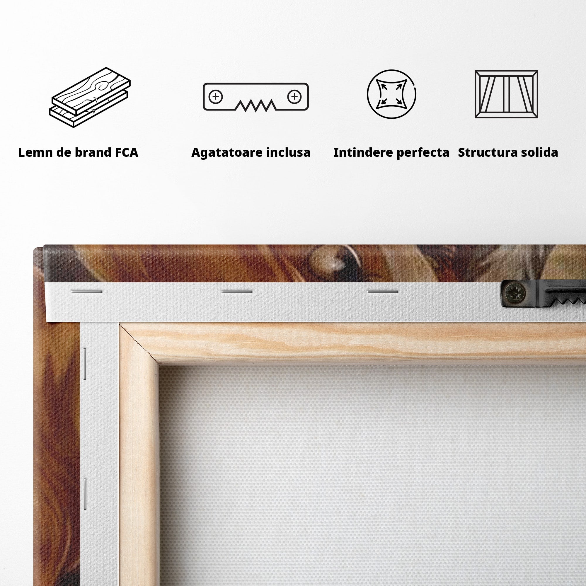 Tablou Canvas Premium LuxCanva® PI1360, Doamna si Vagabondul, Caini, Animatie, Disney, Iubire, Culori Vibrante, Living, Dormitor, Camera Copii