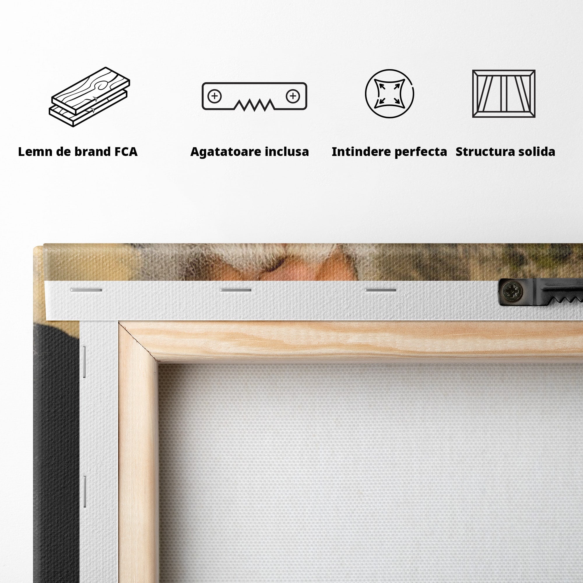 Tablou Canvas Premium LuxCanva® PI1369, Sfântul Paisie Aghioritul, Religie, Portret, Spiritualitate, Credinta, Culori Vibrante, Living, Dormitor, Salon