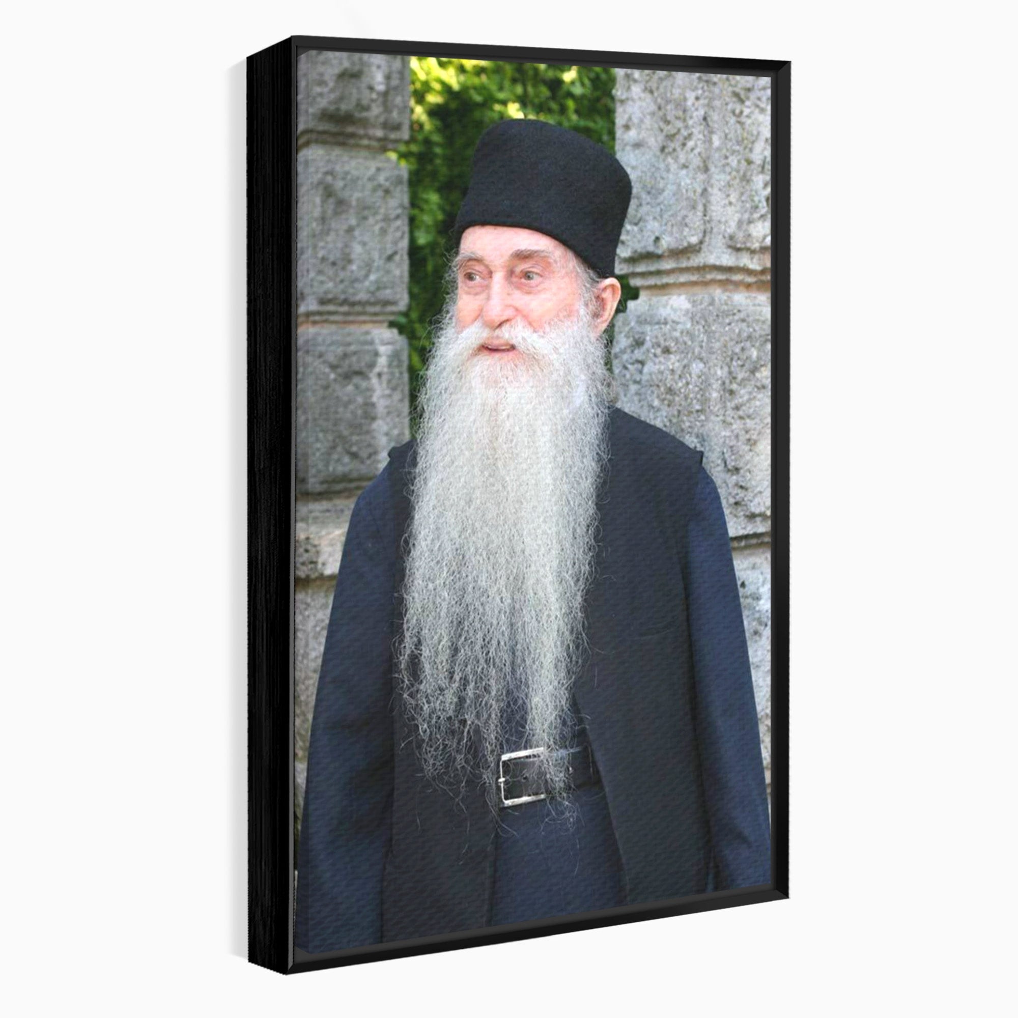 Tablou Canvas Premium LuxCanva® PI1370, Arhimandritul Arsenie Papacioc, Sfant, Ortodox, Religie, Spiritualitate, Credinta, Culori Vibrante, Living, Dormitor