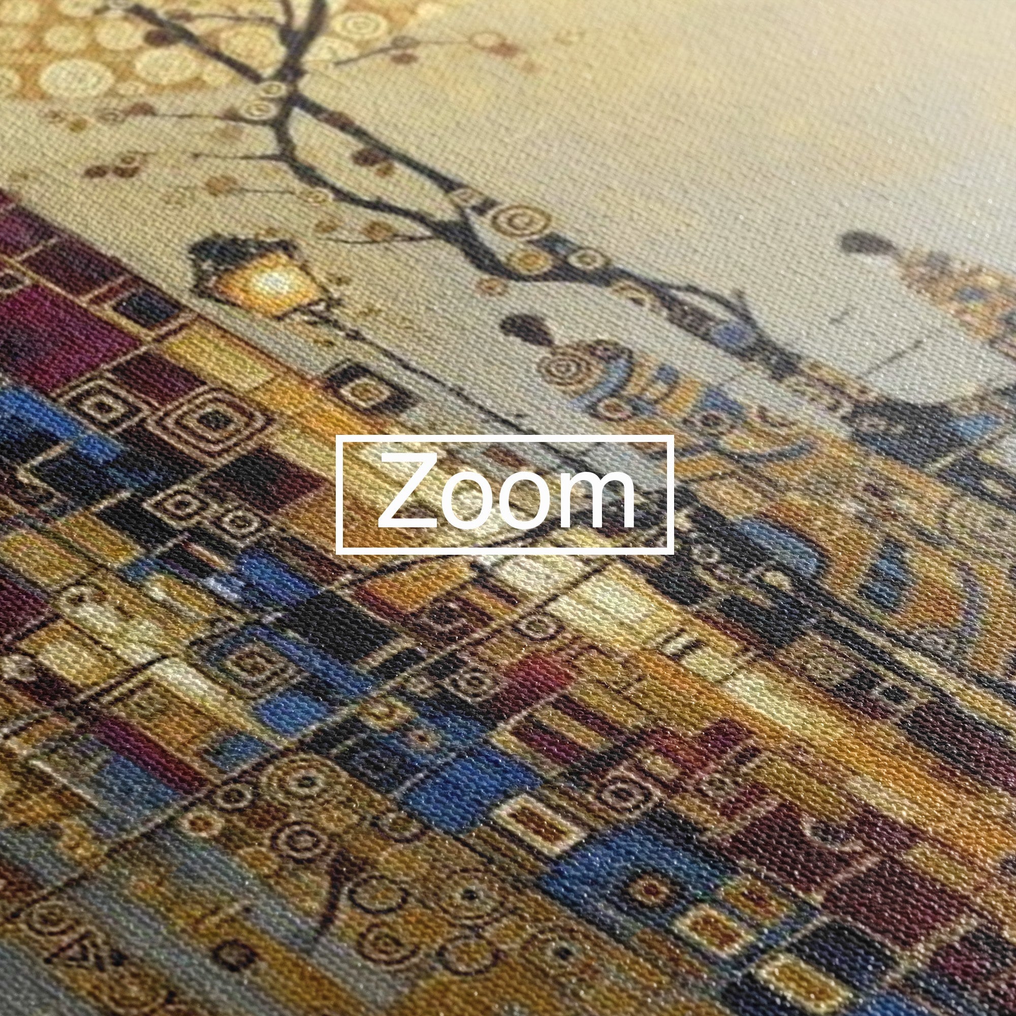 Tablou Canvas Premium LuxCanva® PI1380, Felinarul Viselor, Oras, Luna, Noapte, Peisaj Urban, Culori Vibrante, Living, Dormitor