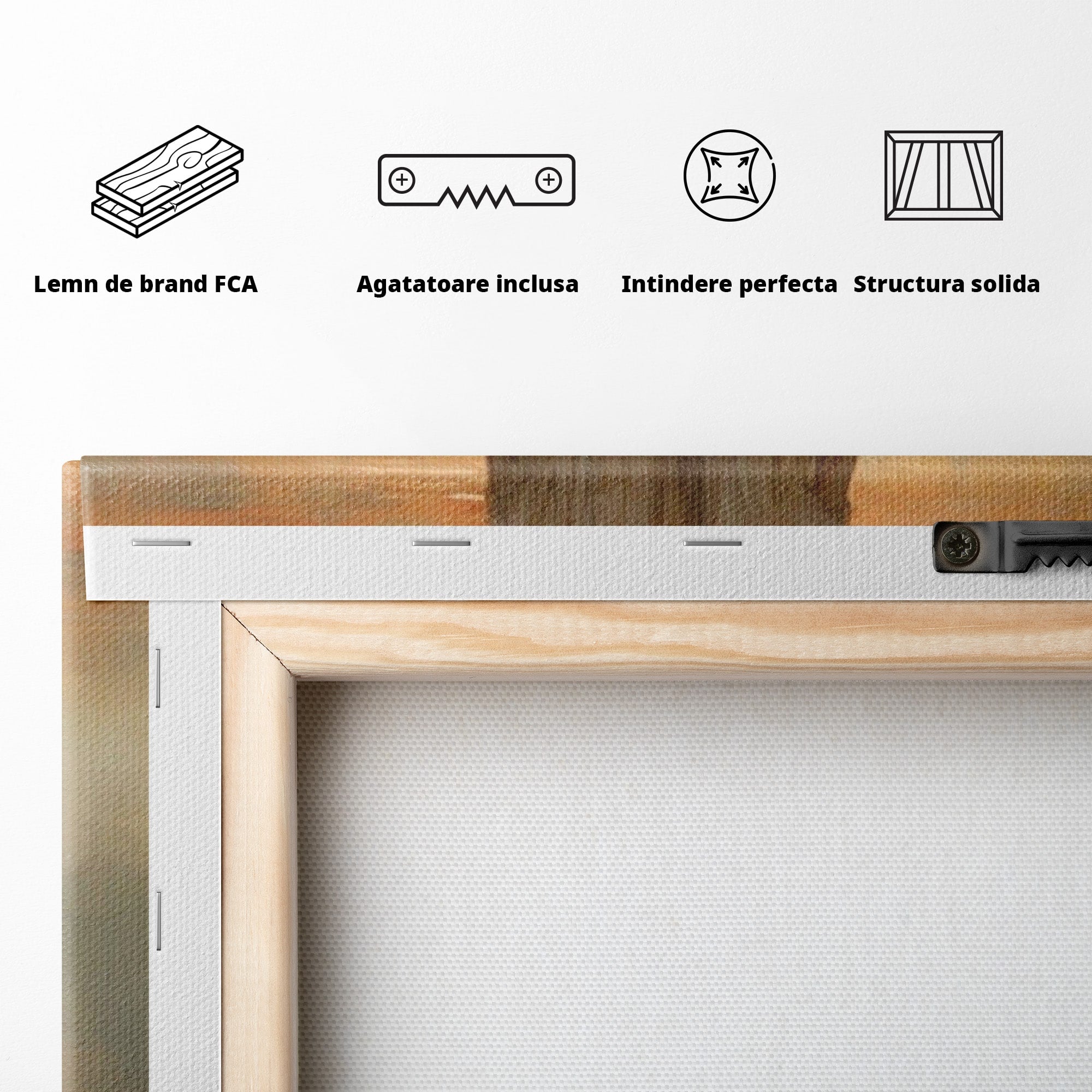 Tablou Canvas Premium LuxCanva® PI1384, Iisus Mantuitorul, Fiul, Spiritualitate, Religie, Meditatie, Culori Vibrante, Living