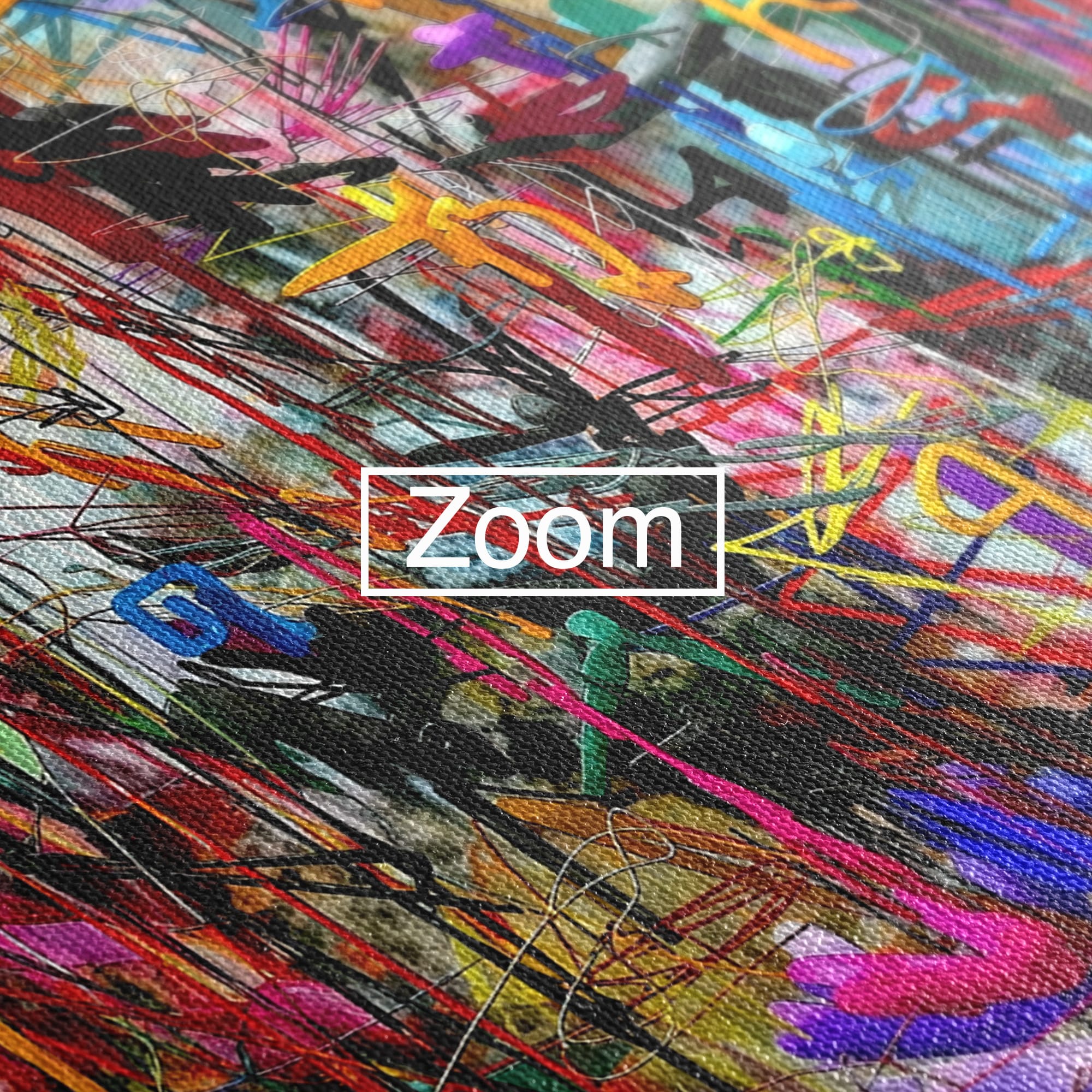 Tablou Canvas Premium LuxCanva® PI1386, Explozie De Culori Abstracte, Abstract, Arta Moderna, Creativitate, Energetic, Culori Vibrante, Living