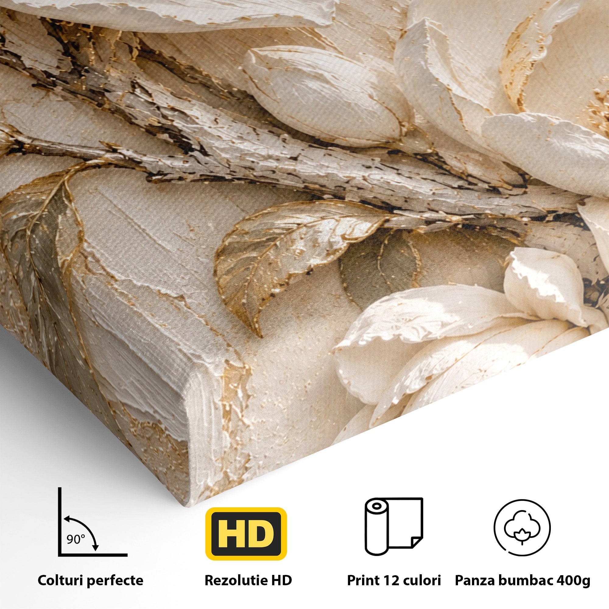 Tablou Canvas Premium LuxCanva® PI1420, Flori De Magnolie, Petale, Frumos, Gradina, Cadou, Culori Vibrante, Living, Dormitor, Salon