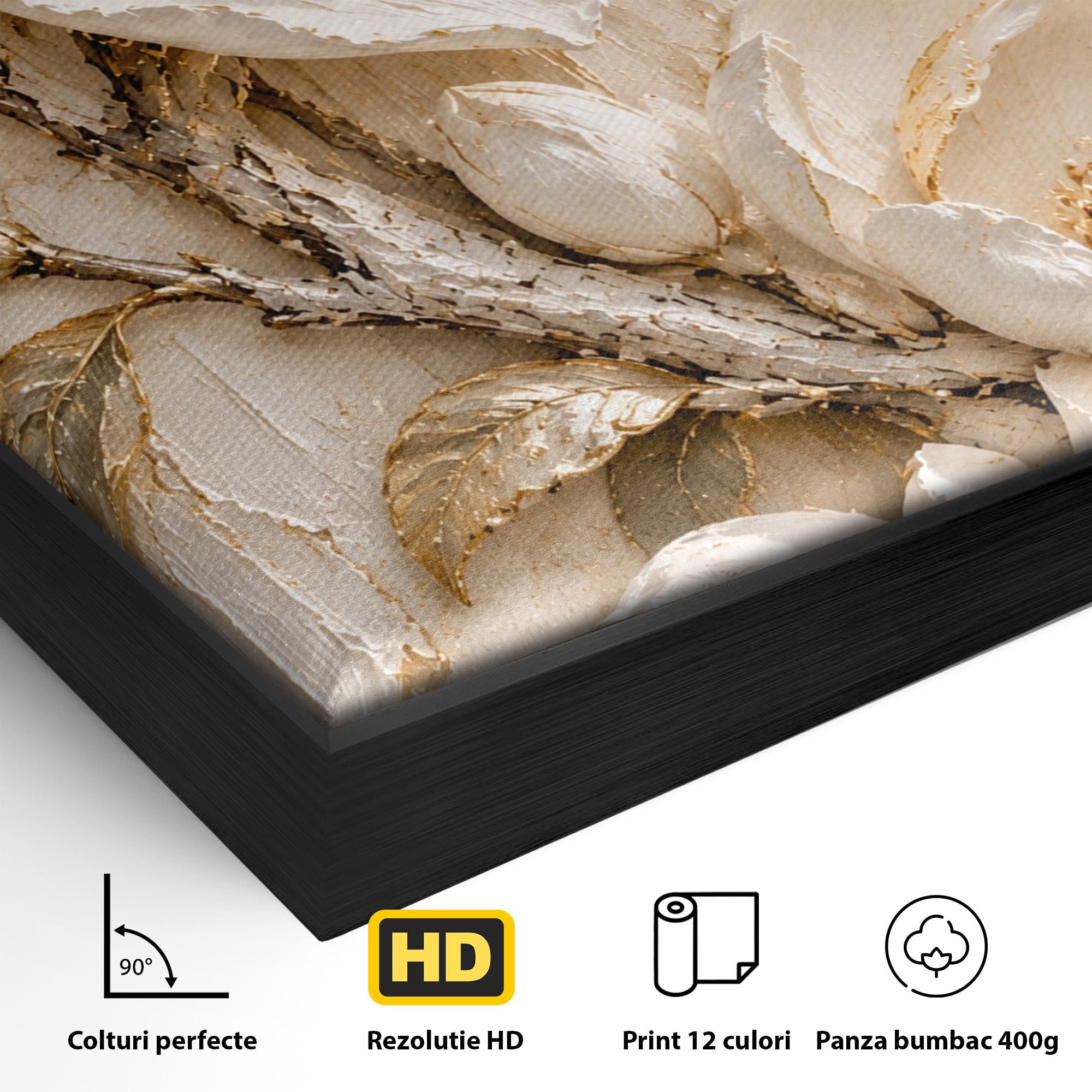 Tablou Canvas Premium LuxCanva® PI1420, Flori De Magnolie, Petale, Frumos, Gradina, Cadou, Culori Vibrante, Living, Dormitor, Salon
