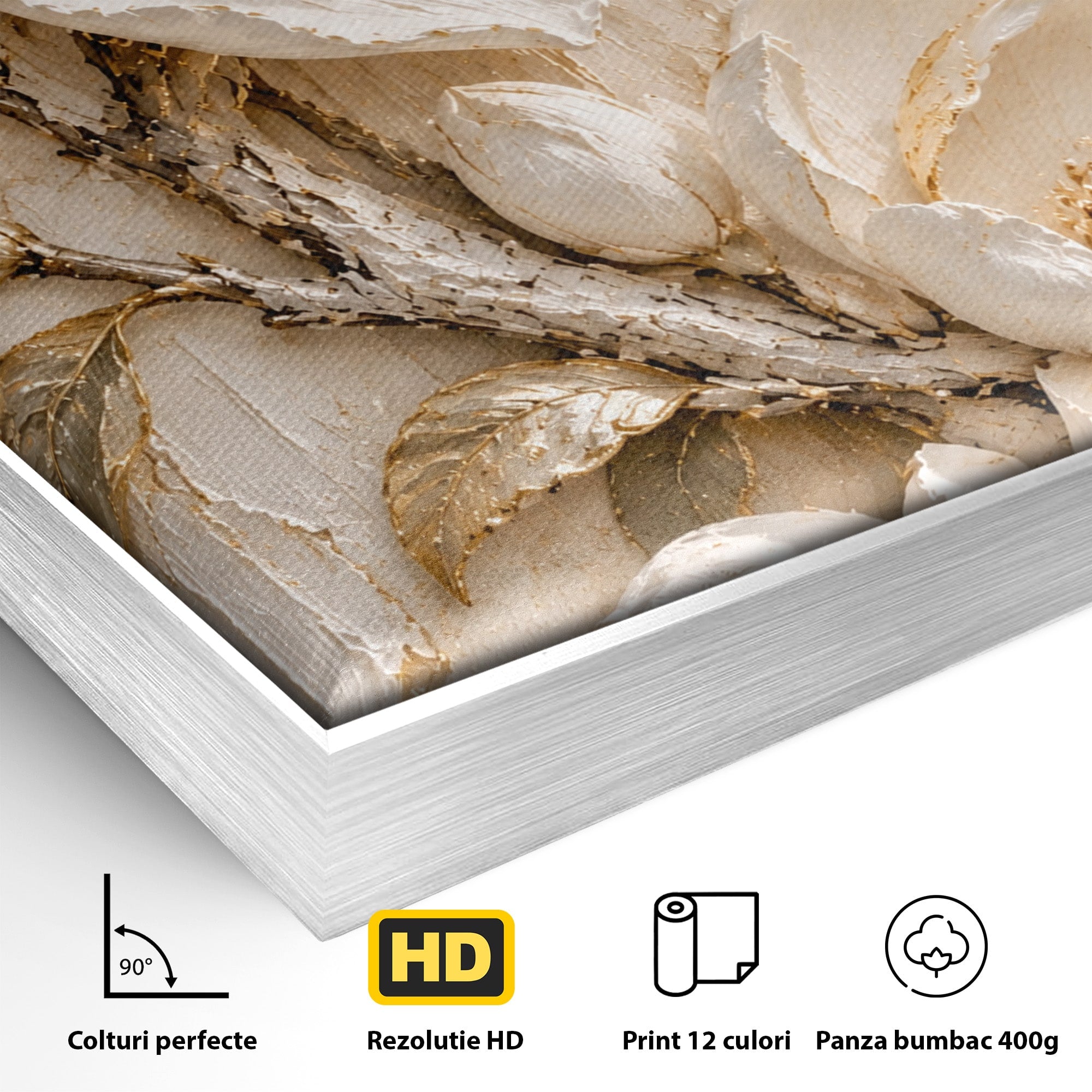 Tablou Canvas Premium LuxCanva® PI1420, Flori De Magnolie, Petale, Frumos, Gradina, Cadou, Culori Vibrante, Living, Dormitor, Salon