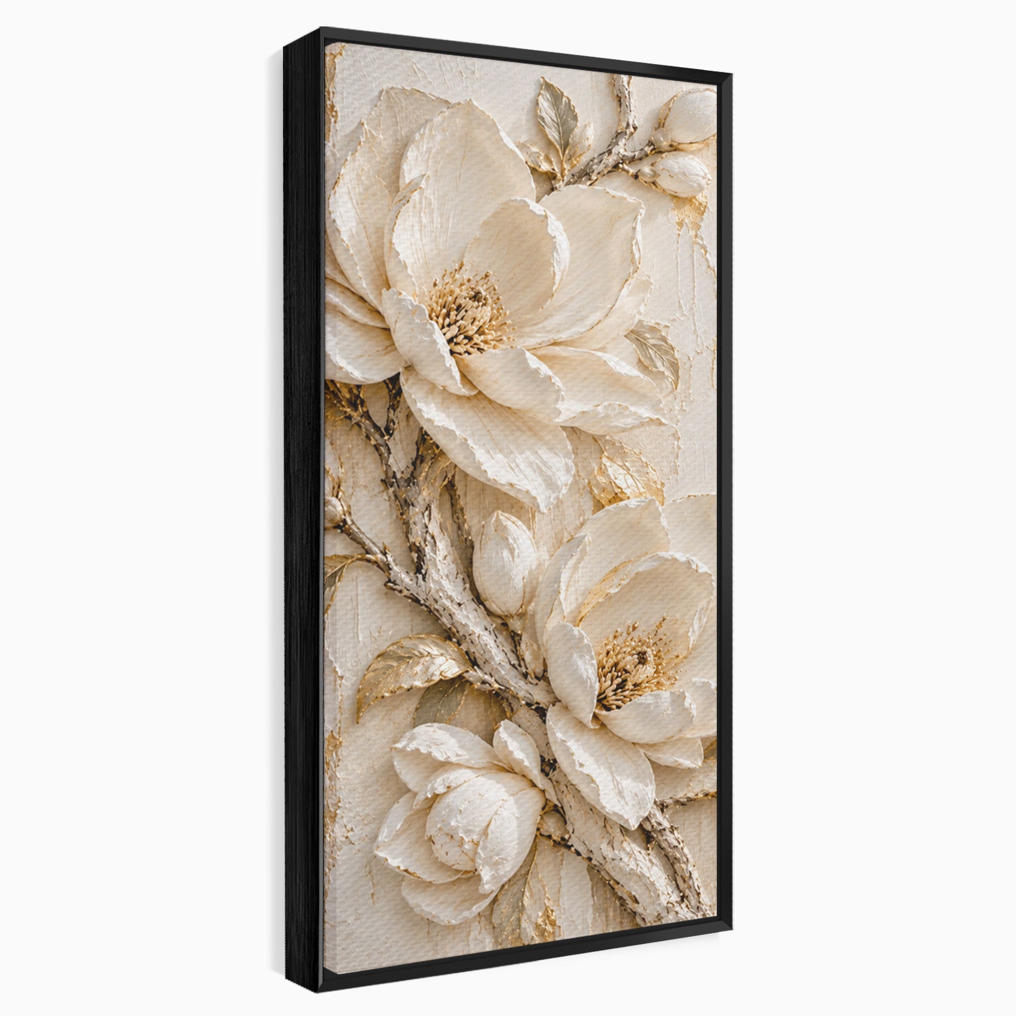 Tablou Canvas Premium LuxCanva® PI1420, Flori De Magnolie, Petale, Frumos, Gradina, Cadou, Culori Vibrante, Living, Dormitor, Salon