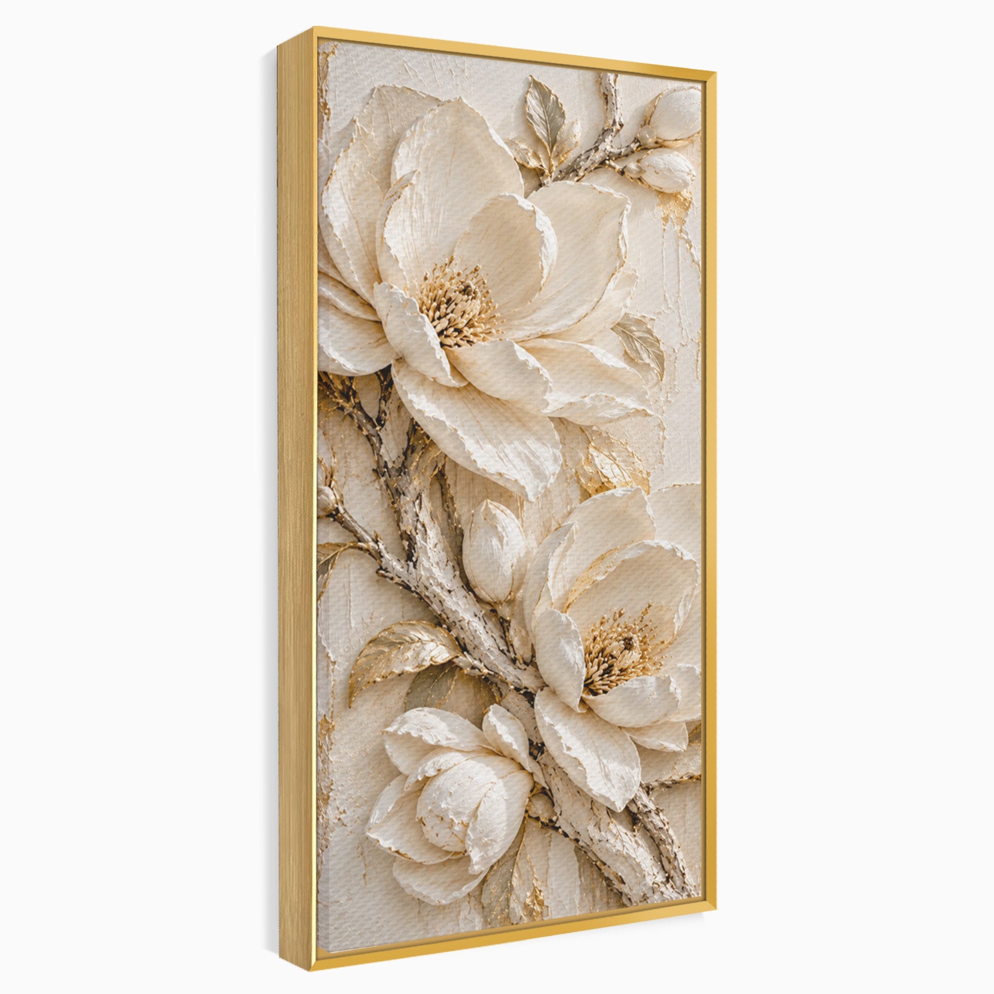 Tablou Canvas Premium LuxCanva® PI1420, Flori De Magnolie, Petale, Frumos, Gradina, Cadou, Culori Vibrante, Living, Dormitor, Salon