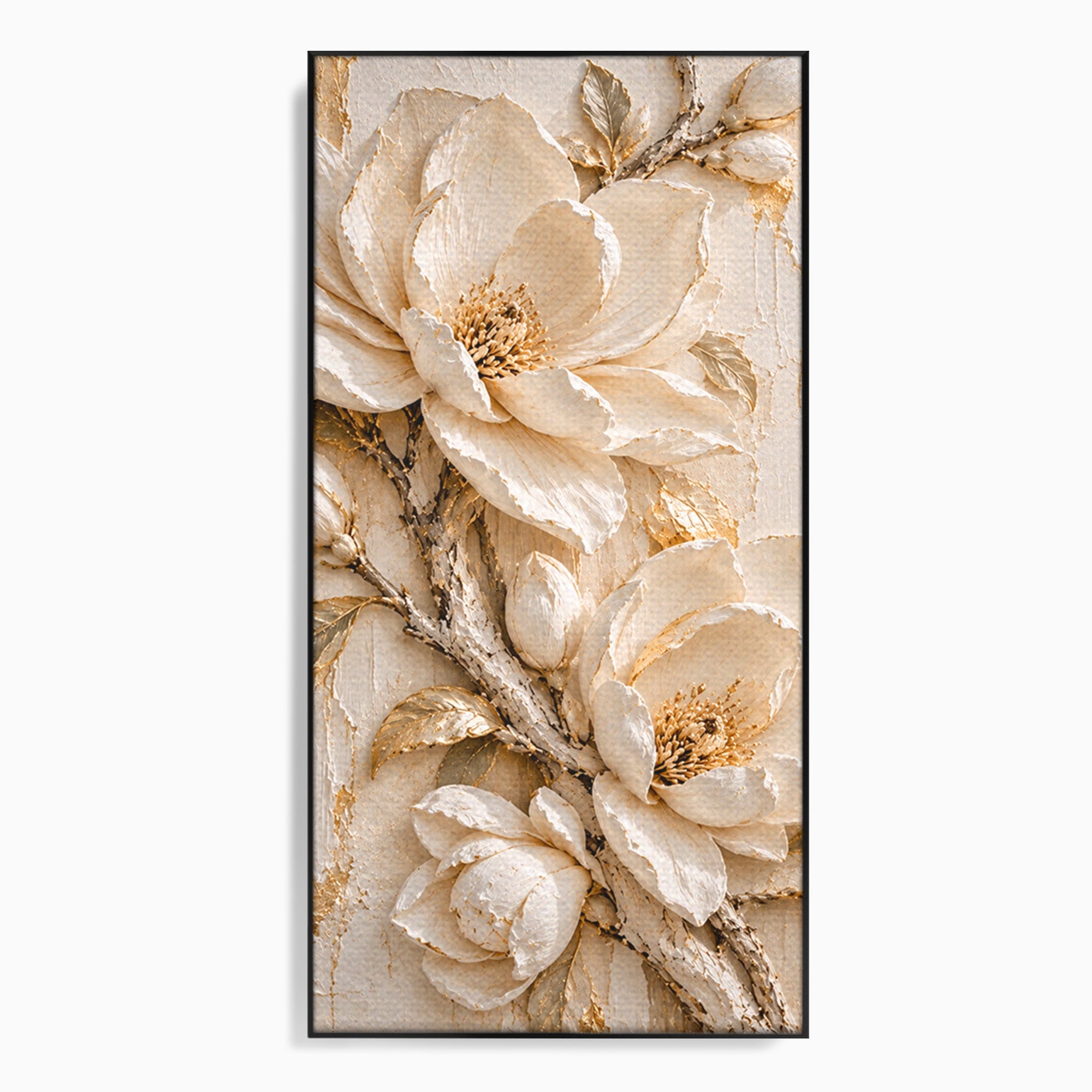 Tablou Canvas Premium LuxCanva® PI1420, Flori De Magnolie, Petale, Frumos, Gradina, Cadou, Culori Vibrante, Living, Dormitor, Salon